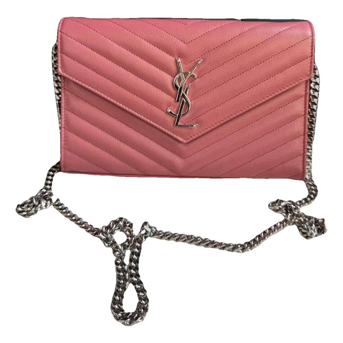 Portefeuille enveloppe leather handbag