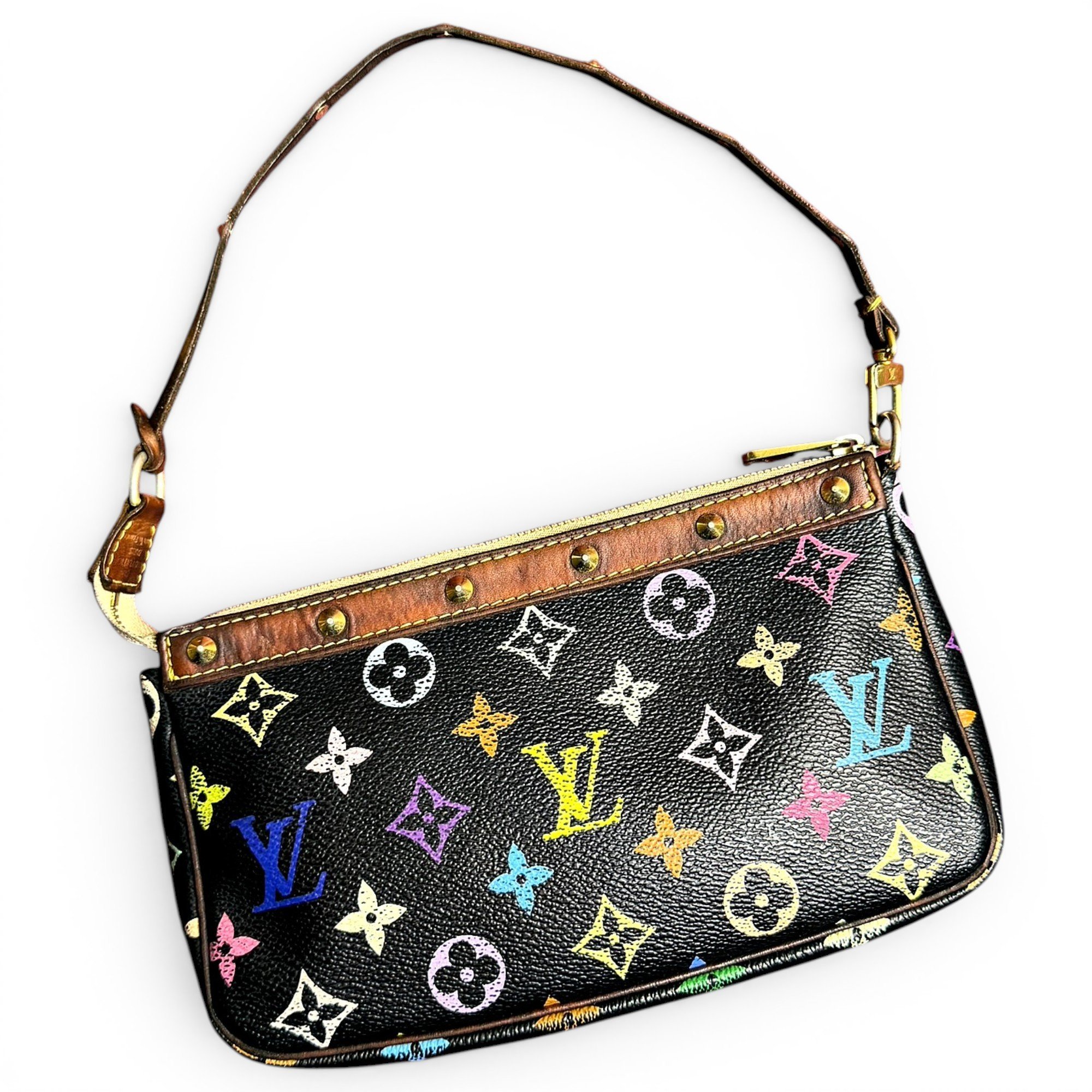 Pochette Accessoire leather handbag