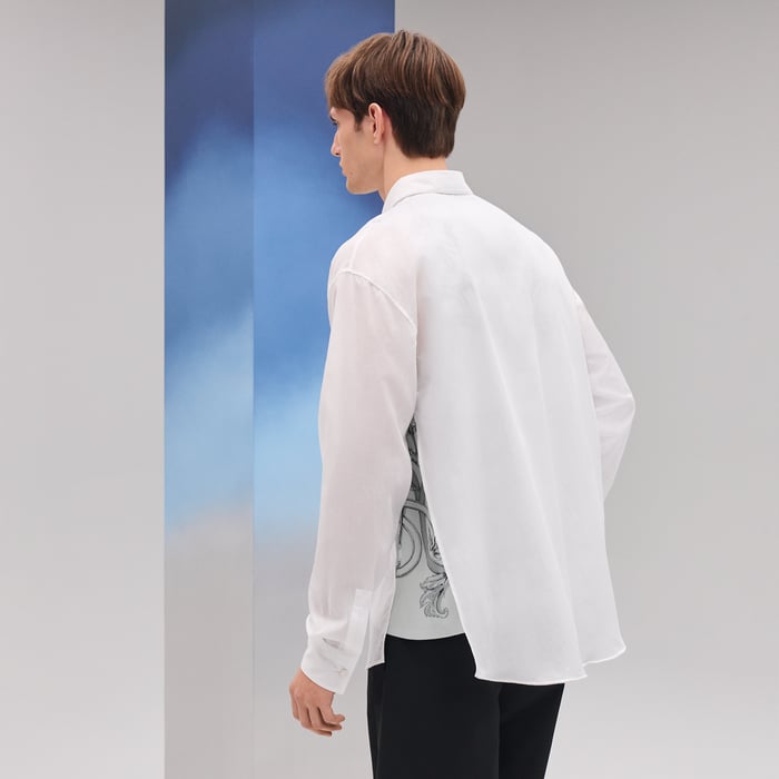 Blanc "l'Instruction Du Roy" Boxy Fit Shirt