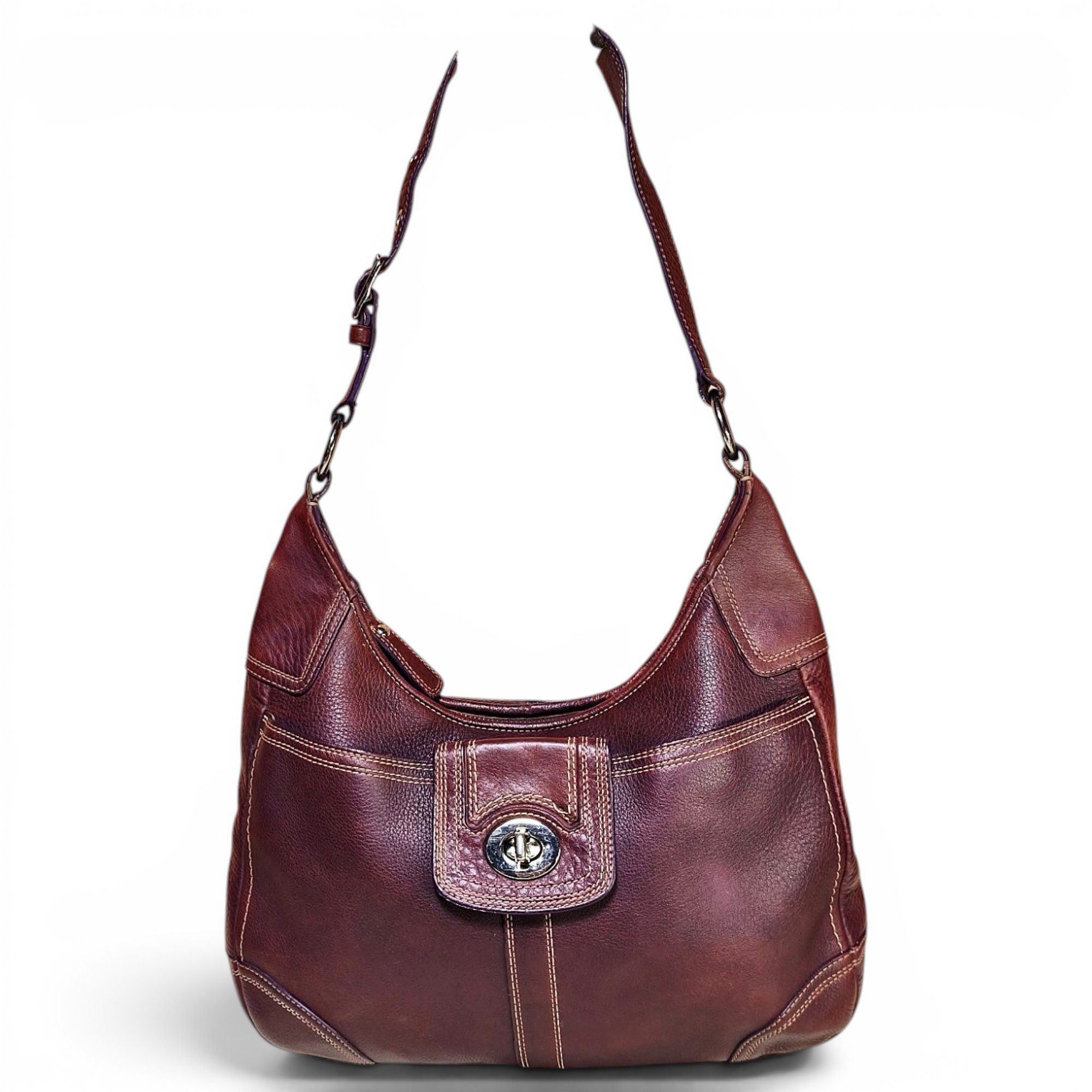 Hamilton Hobo leather handbag
