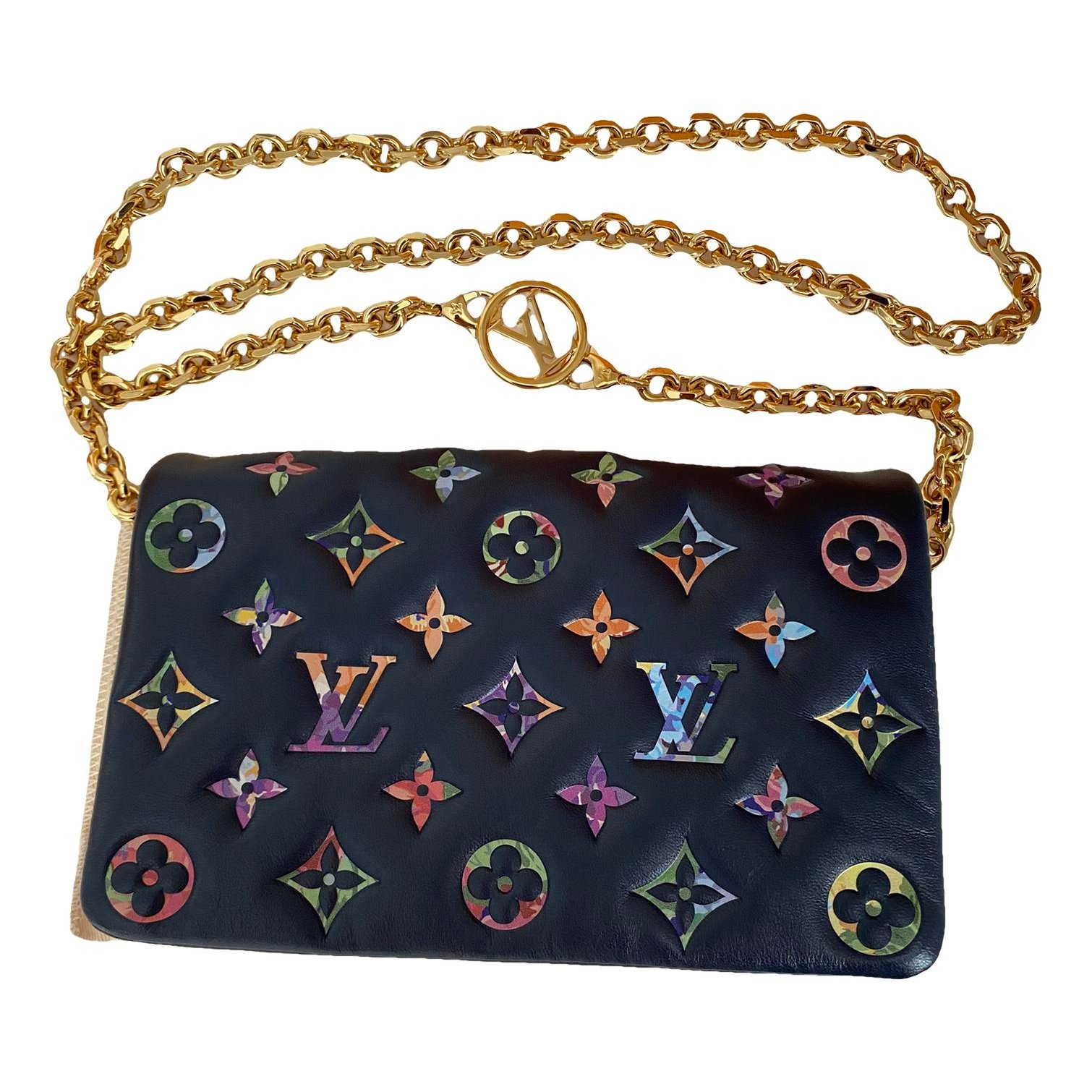 Coussin Flap leather crossbody bag