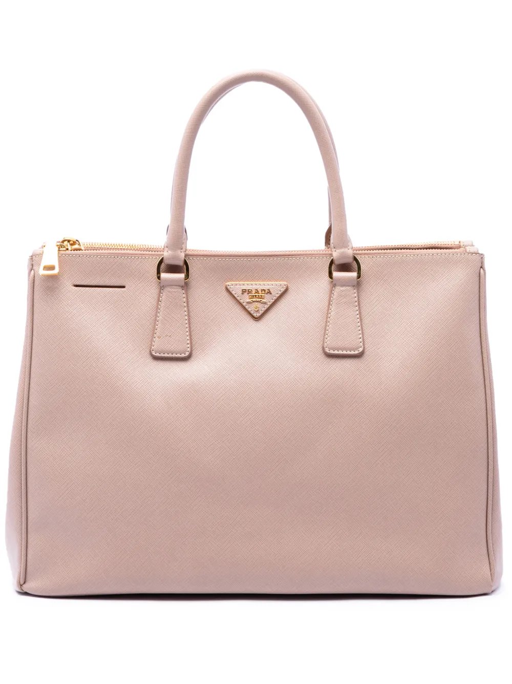 2010-2026 Large Saffiano Lux Galleria Double Zip satchel