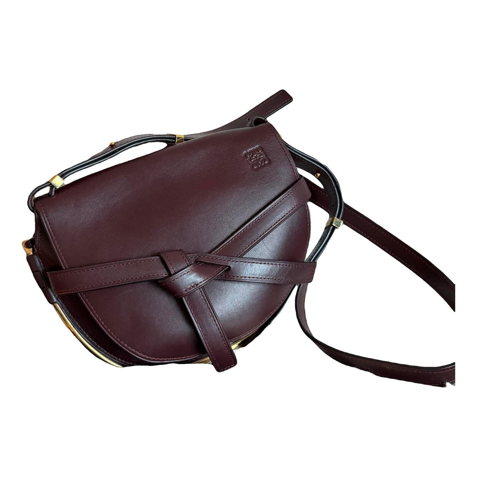 Gate leather crossbody bag