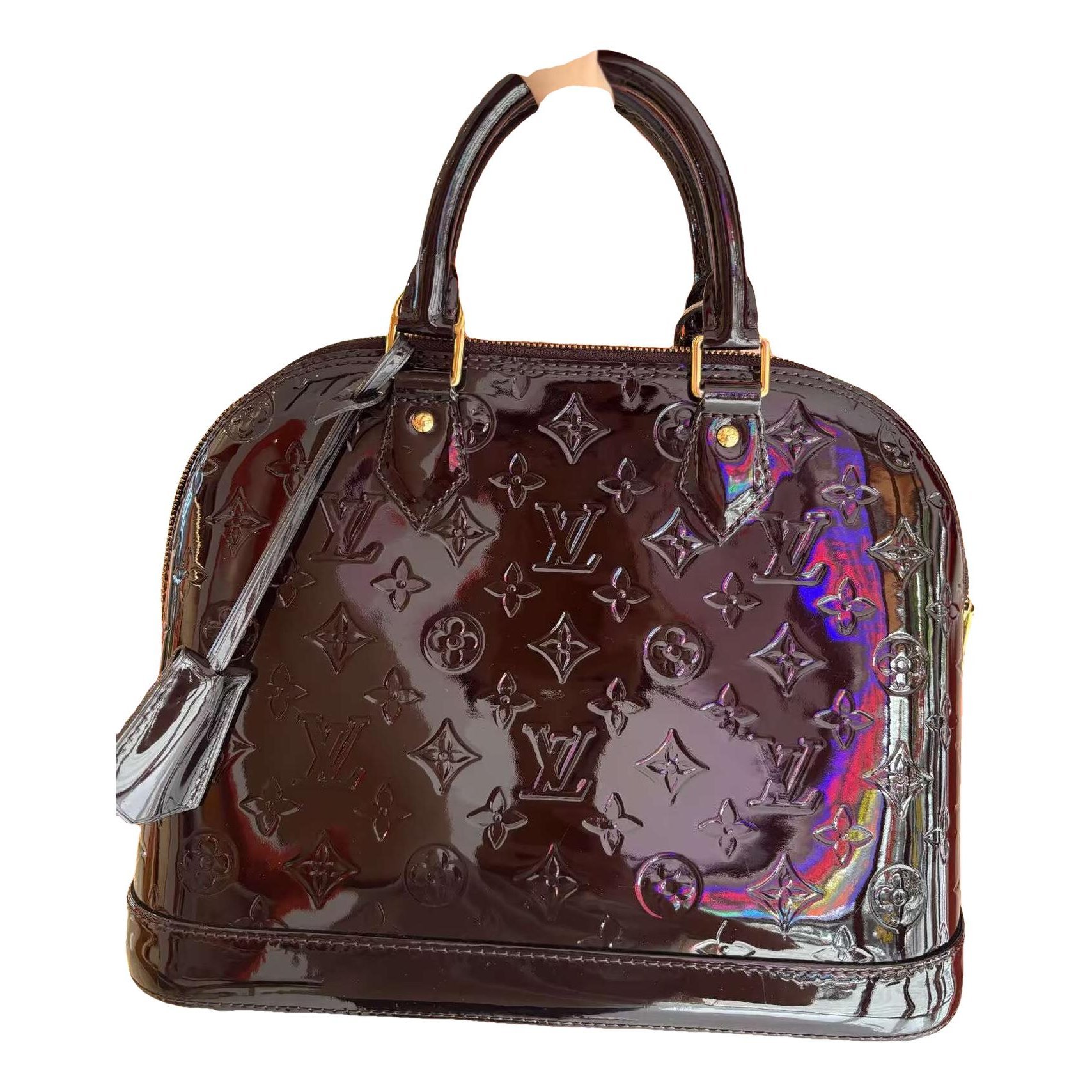 Alma patent leather handbag