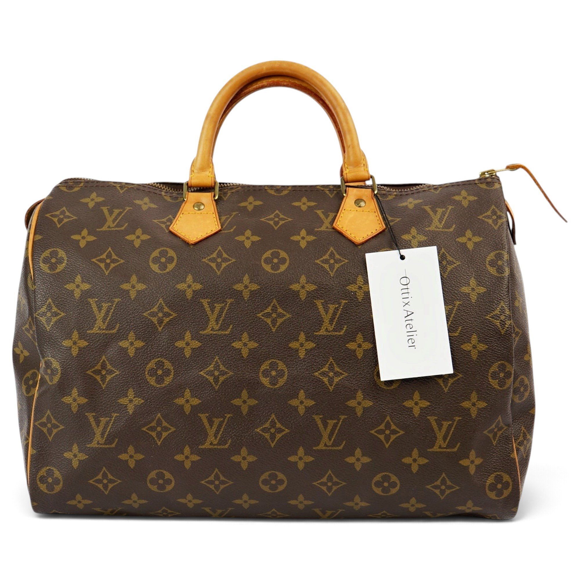 Speedy leather handbag