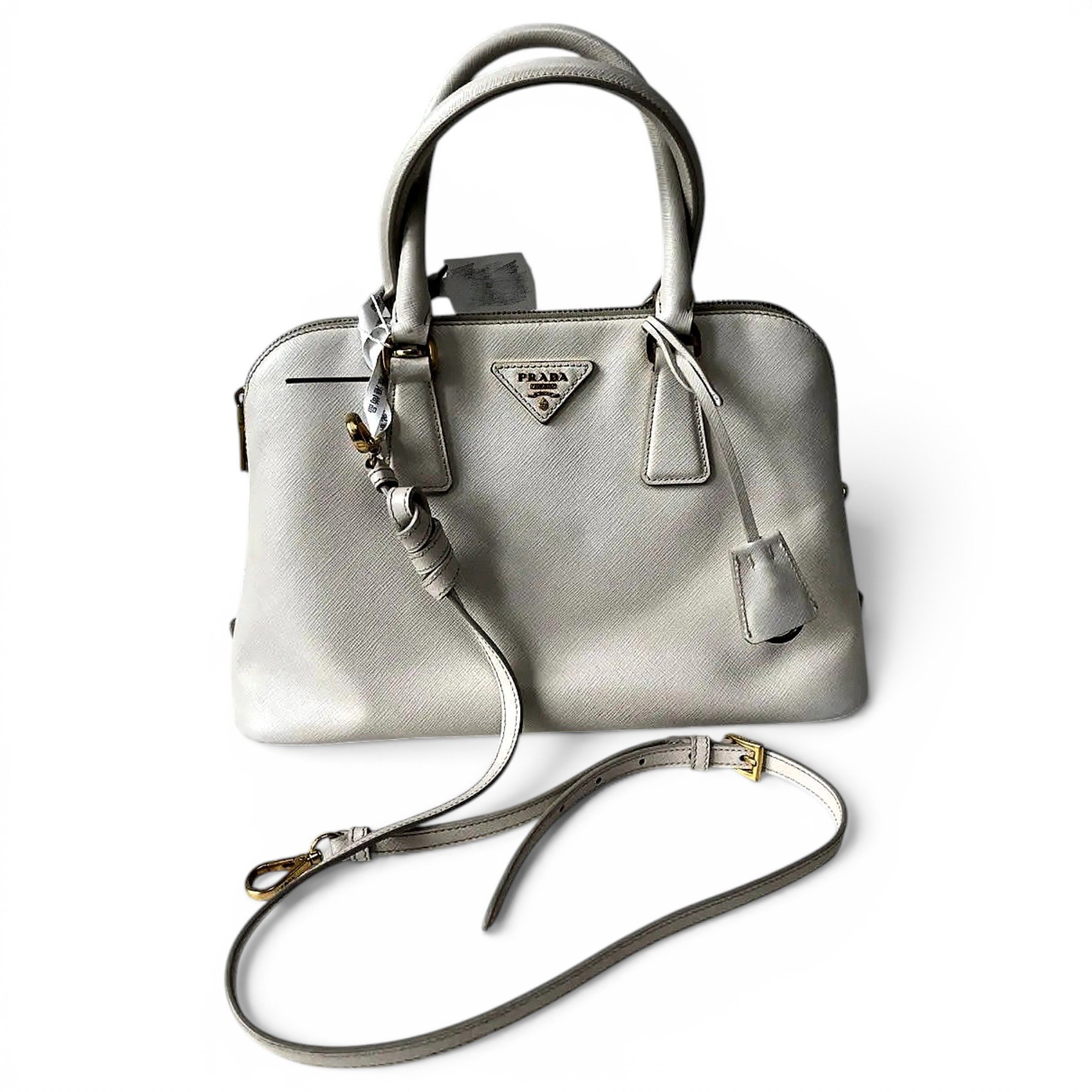 Promenade leather handbag
