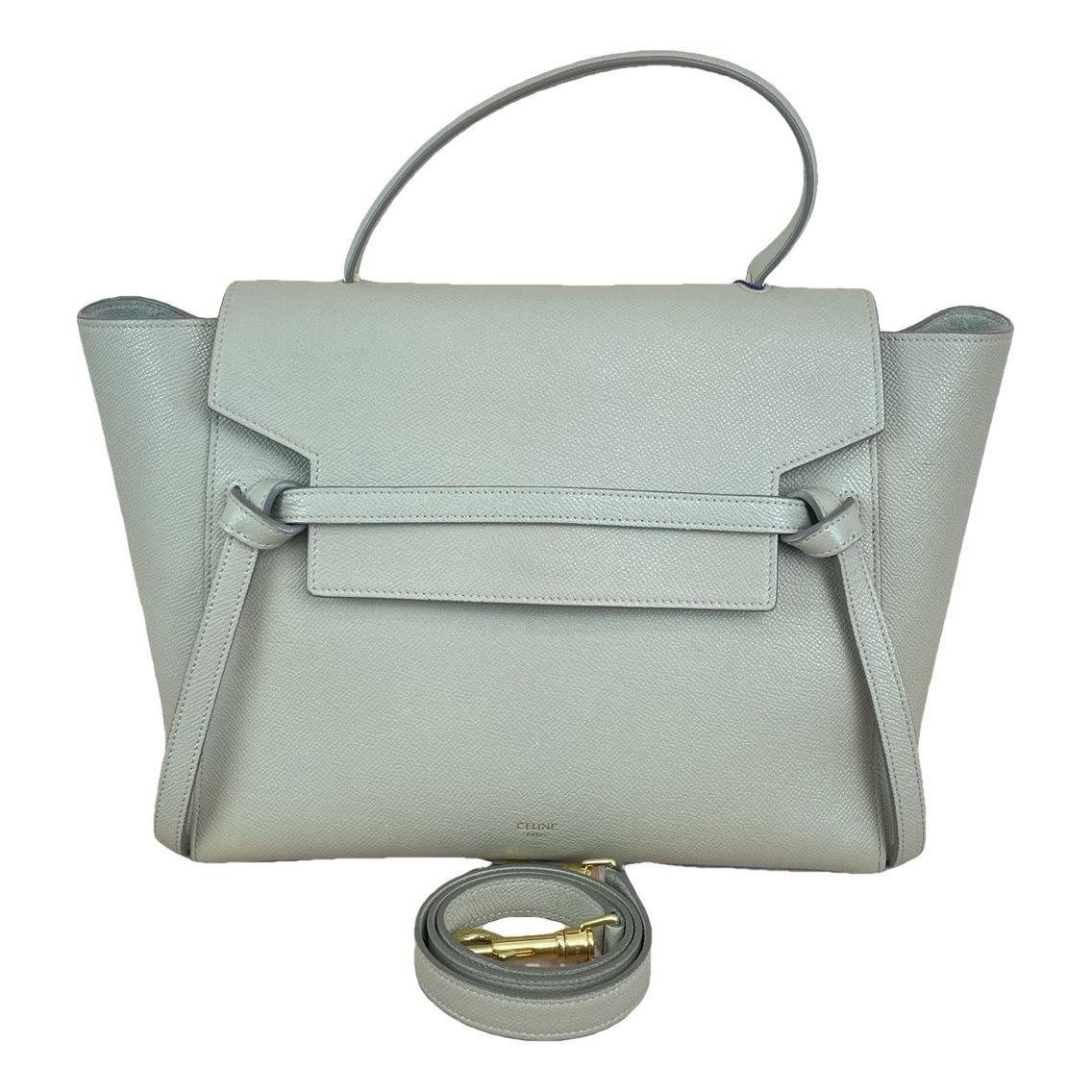 Belt leather handbag