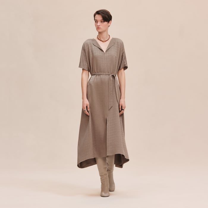 "Mosaique" Belted Caftan