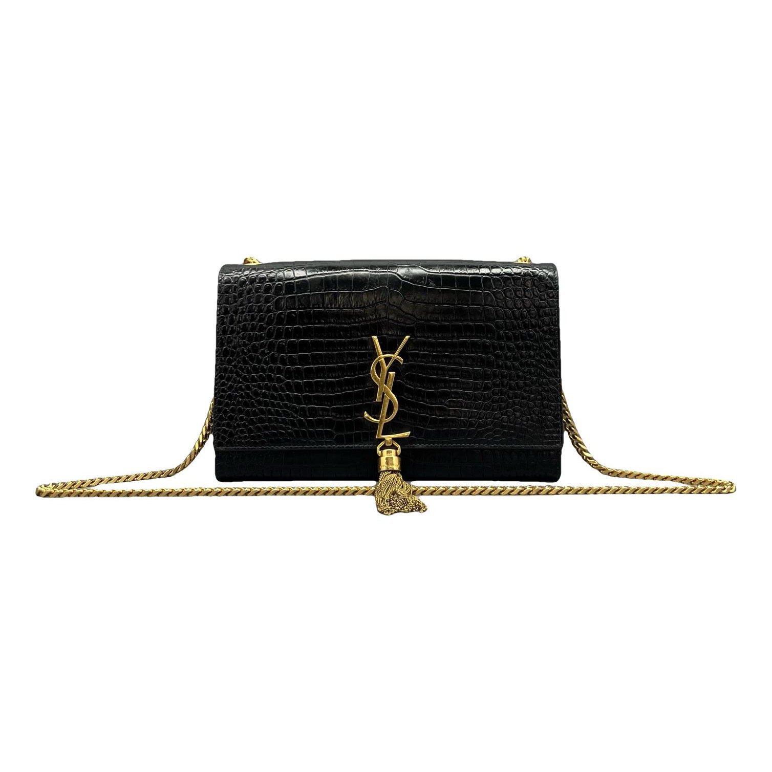 Pompom Kate leather handbag