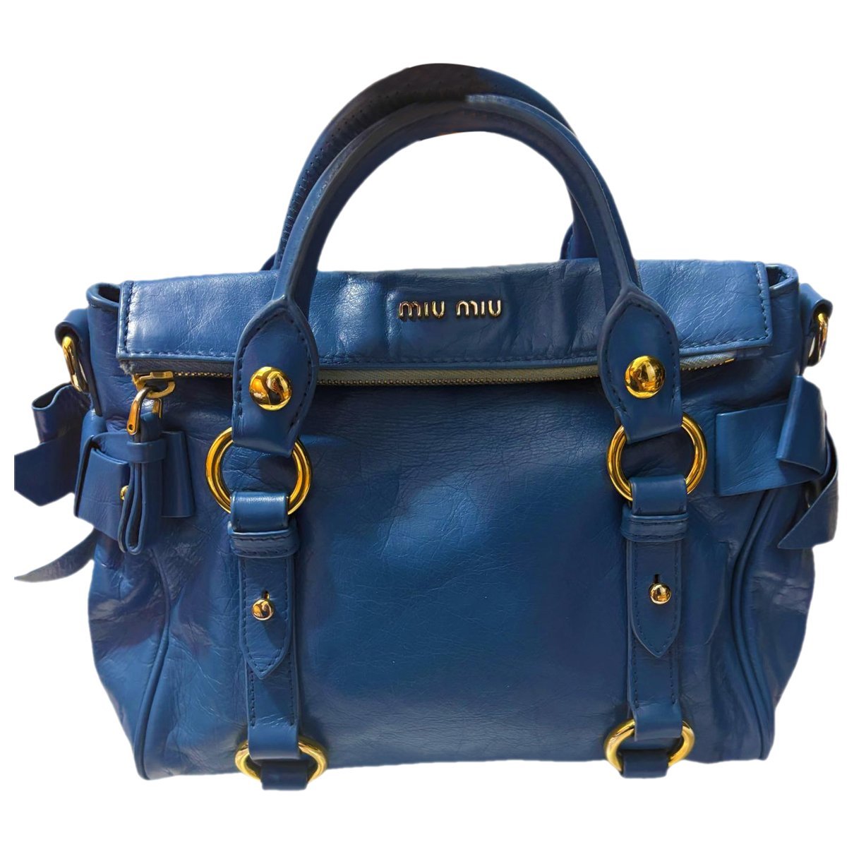 Bow bag leather satchel