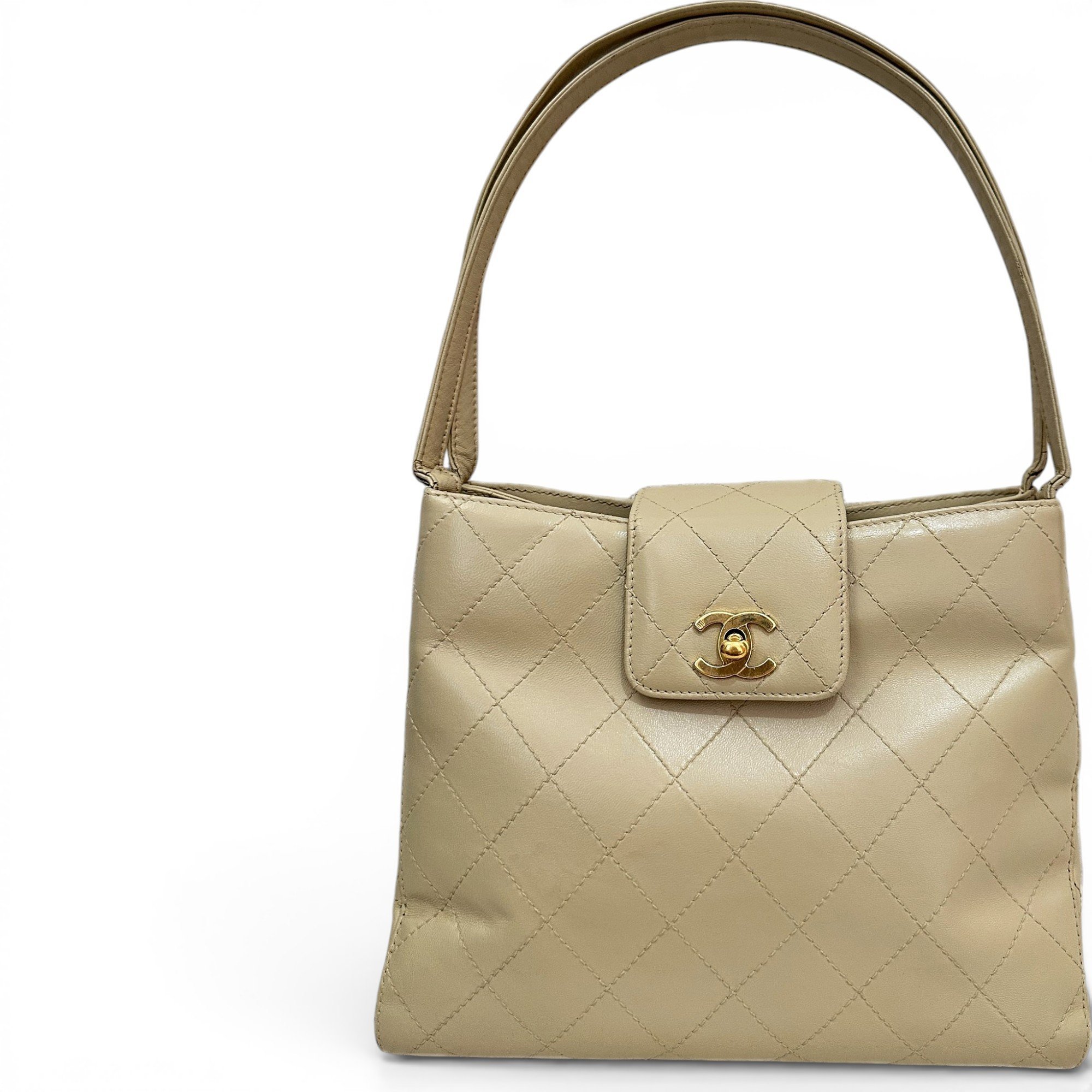 Trendy CC Flap leather handbag