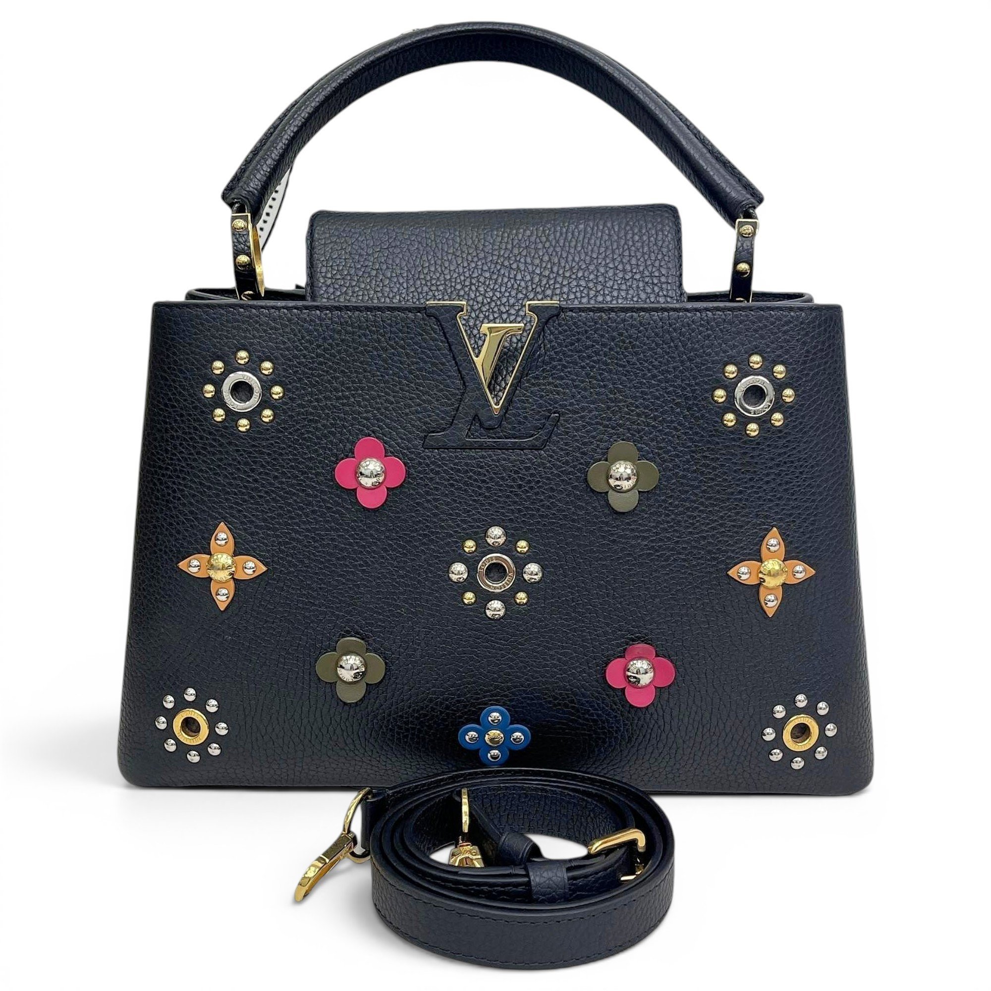 Capucines leather handbag