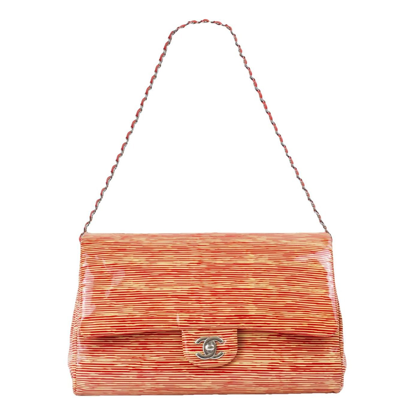Timeless/Classique Valentine patent leather handbag