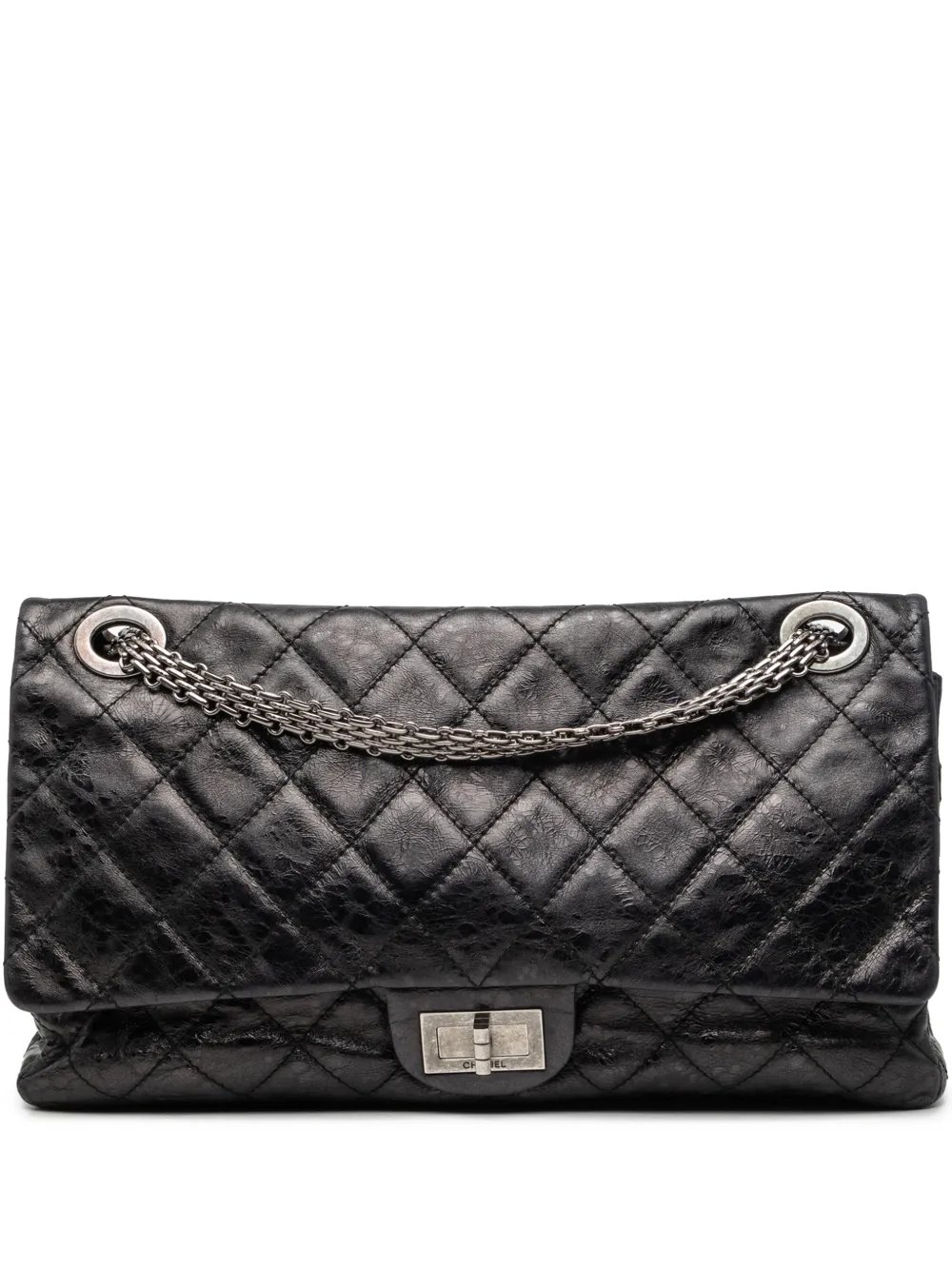 2006-2008 Quilted Aged Calfskin Reissue 2.55 Double Flap 228 shoulder bag