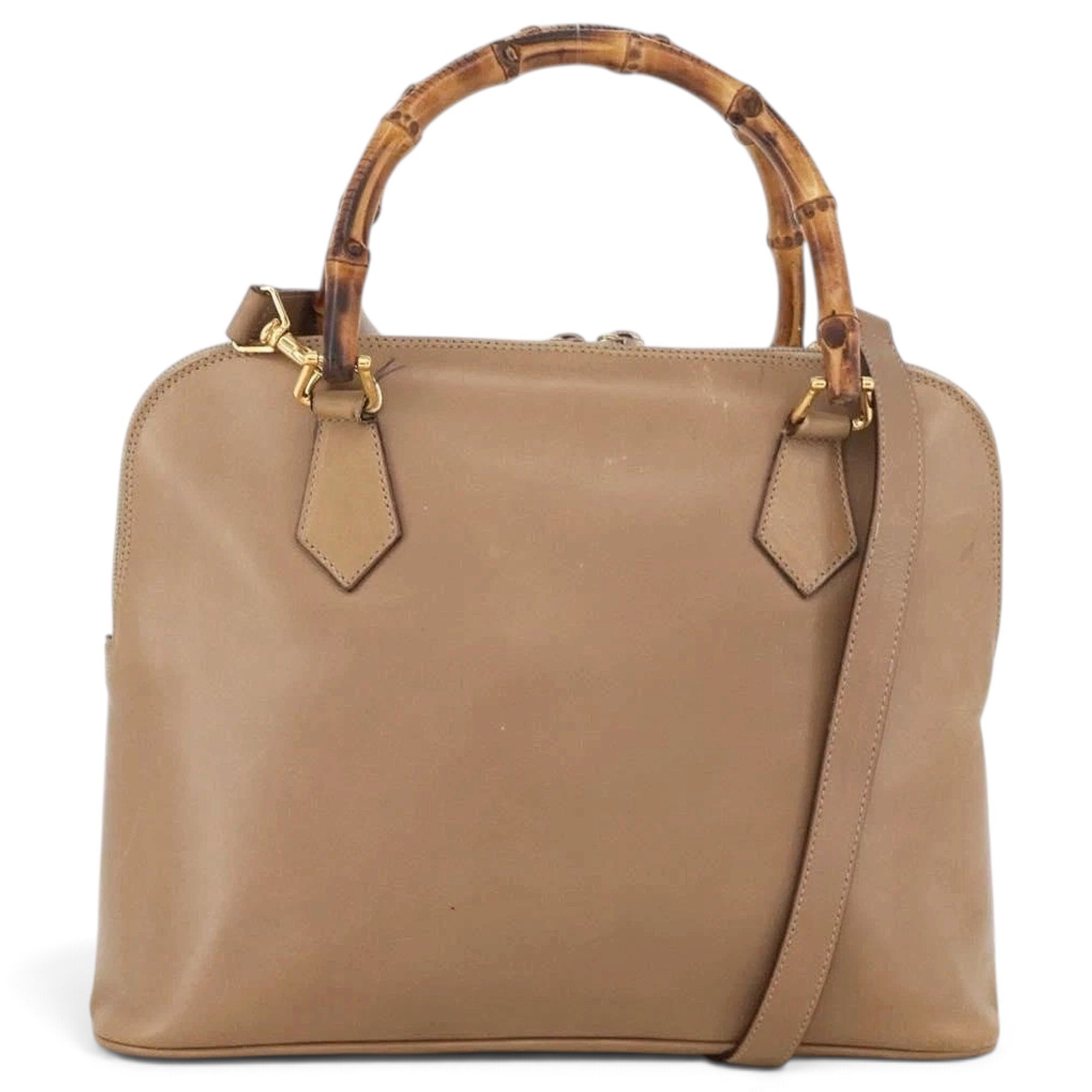 Leather tote