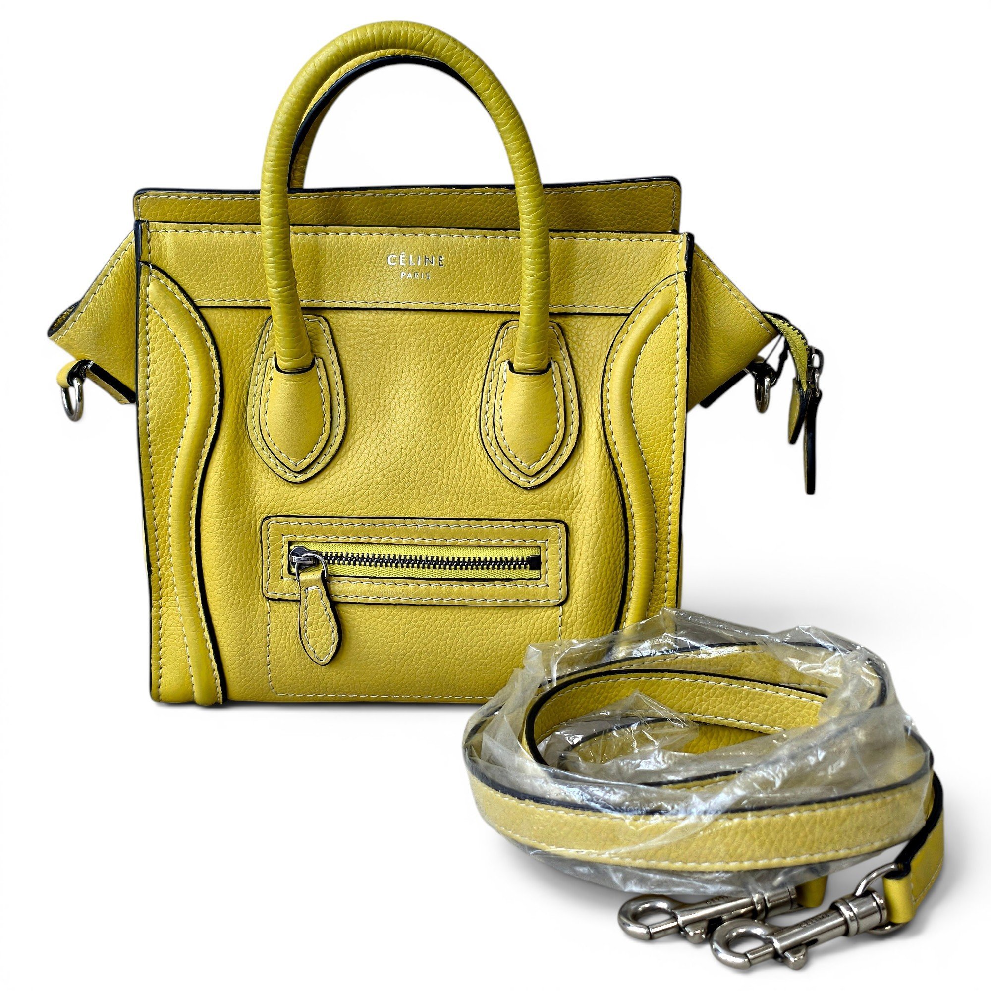 Nano Luggage leather handbag