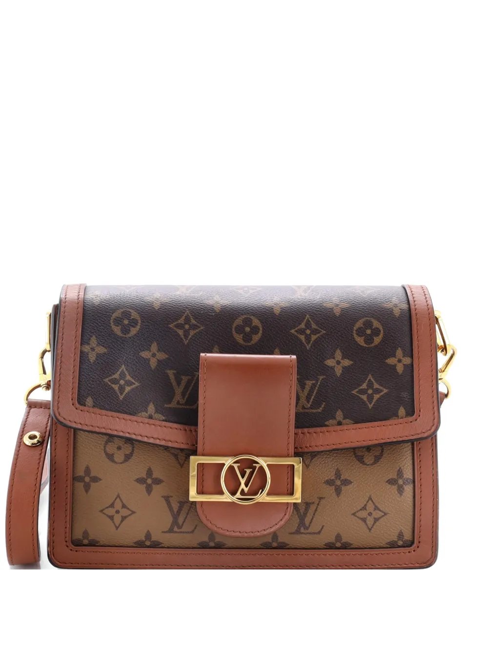 Dauphine Reverse Monogram Canvas MM shoulder bag