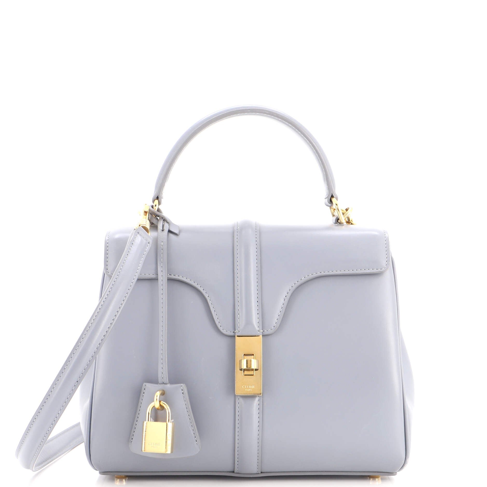 16 Top Handle Bag Smooth Calfskin Small