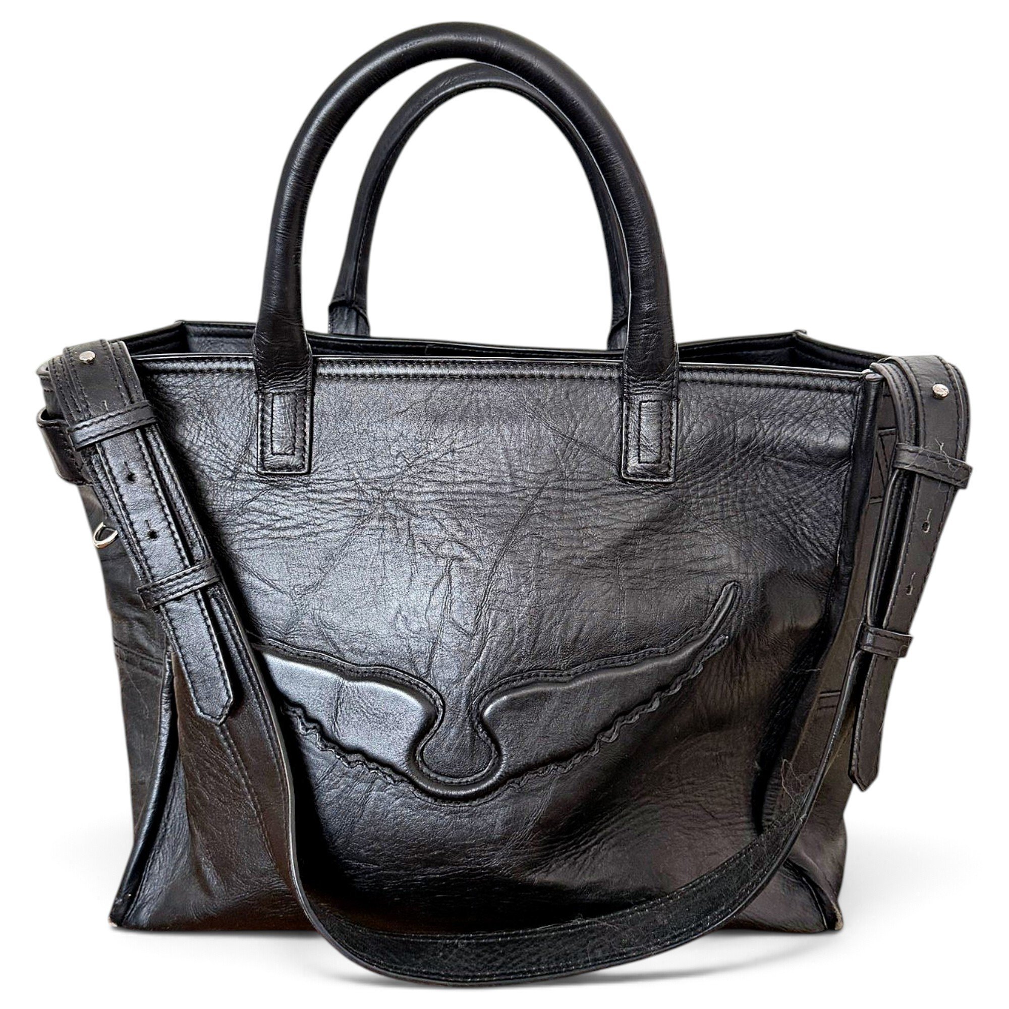 Leather handbag