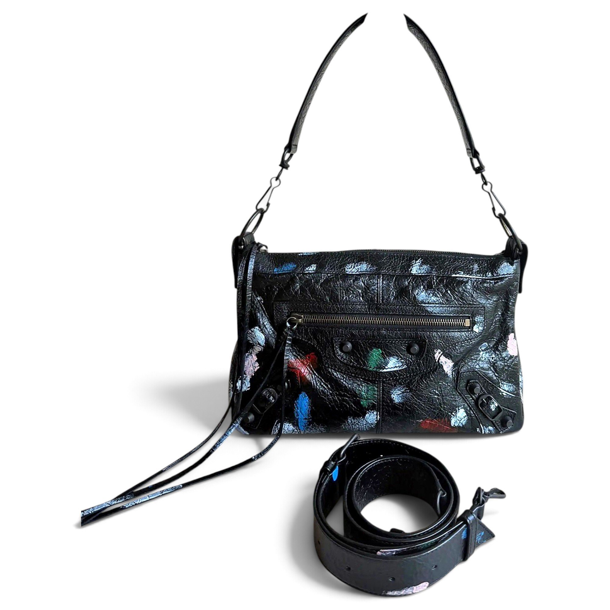 Leather handbag