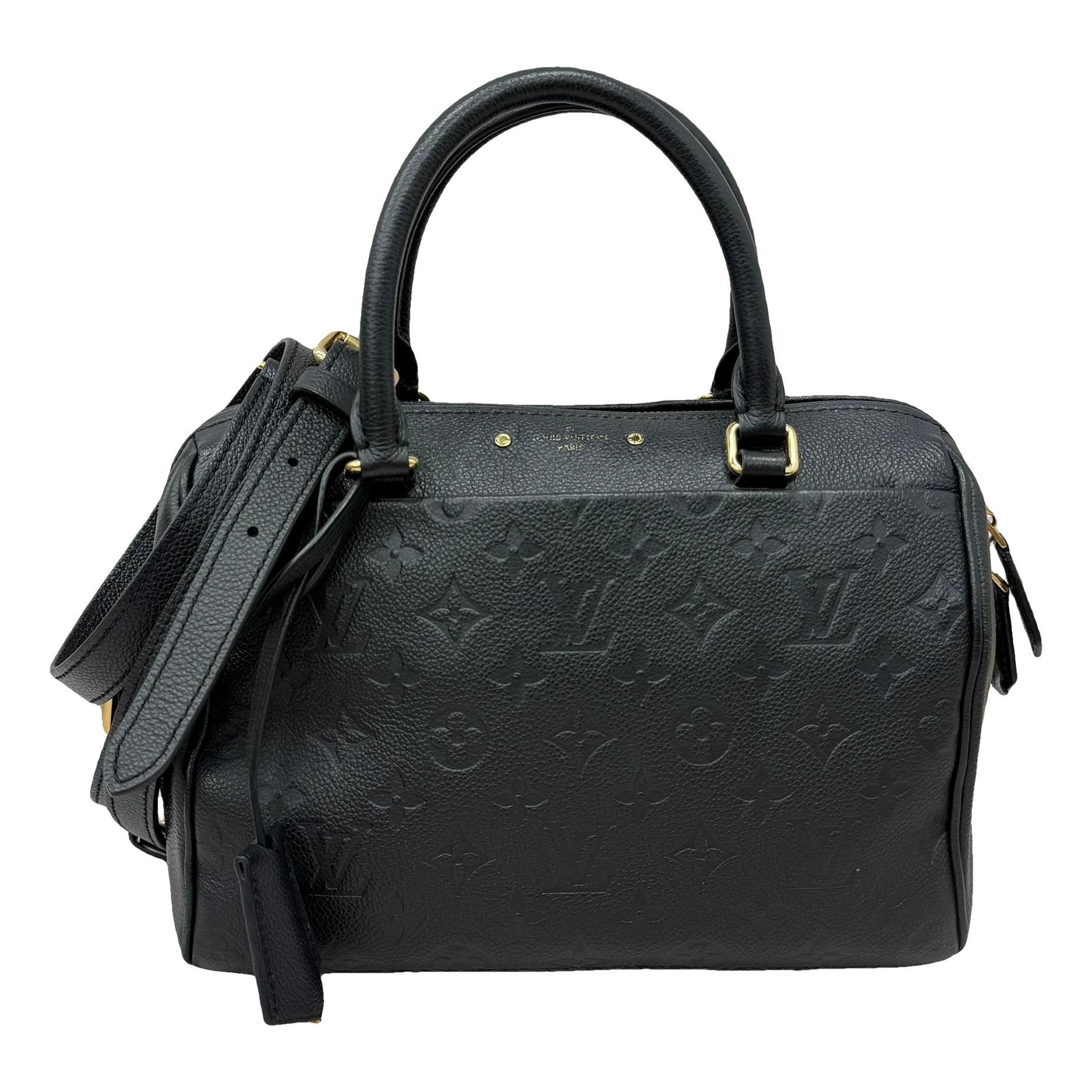 Speedy leather handbag