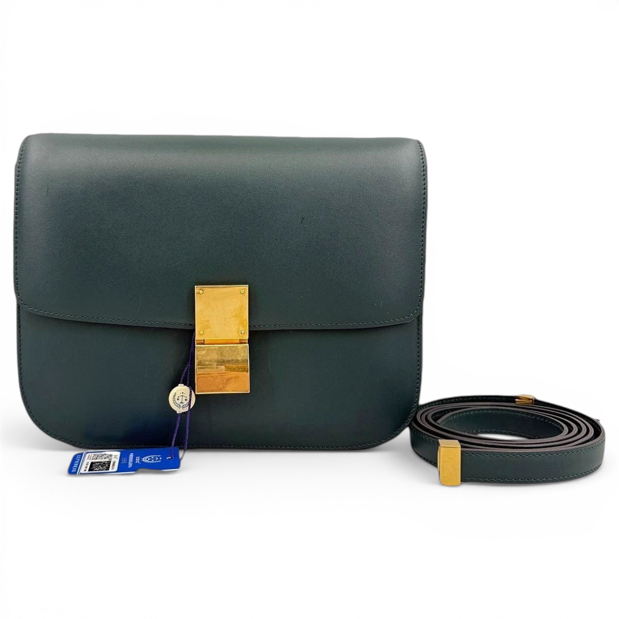 Classic leather handbag