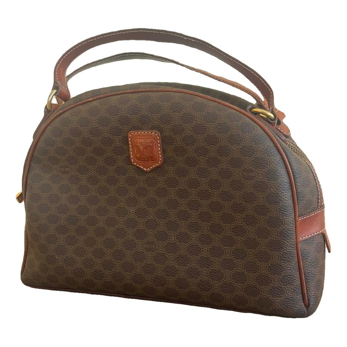 Patent leather handbag