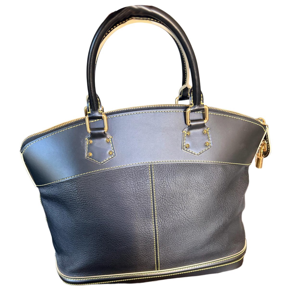 Lockit leather handbag