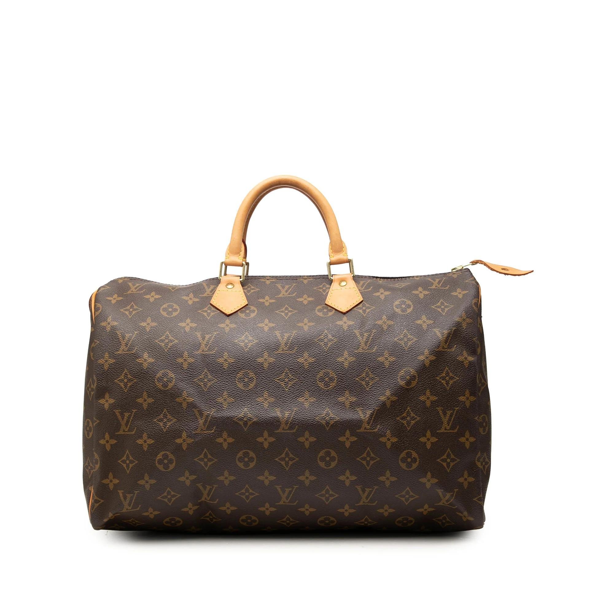Speedy leather handbag