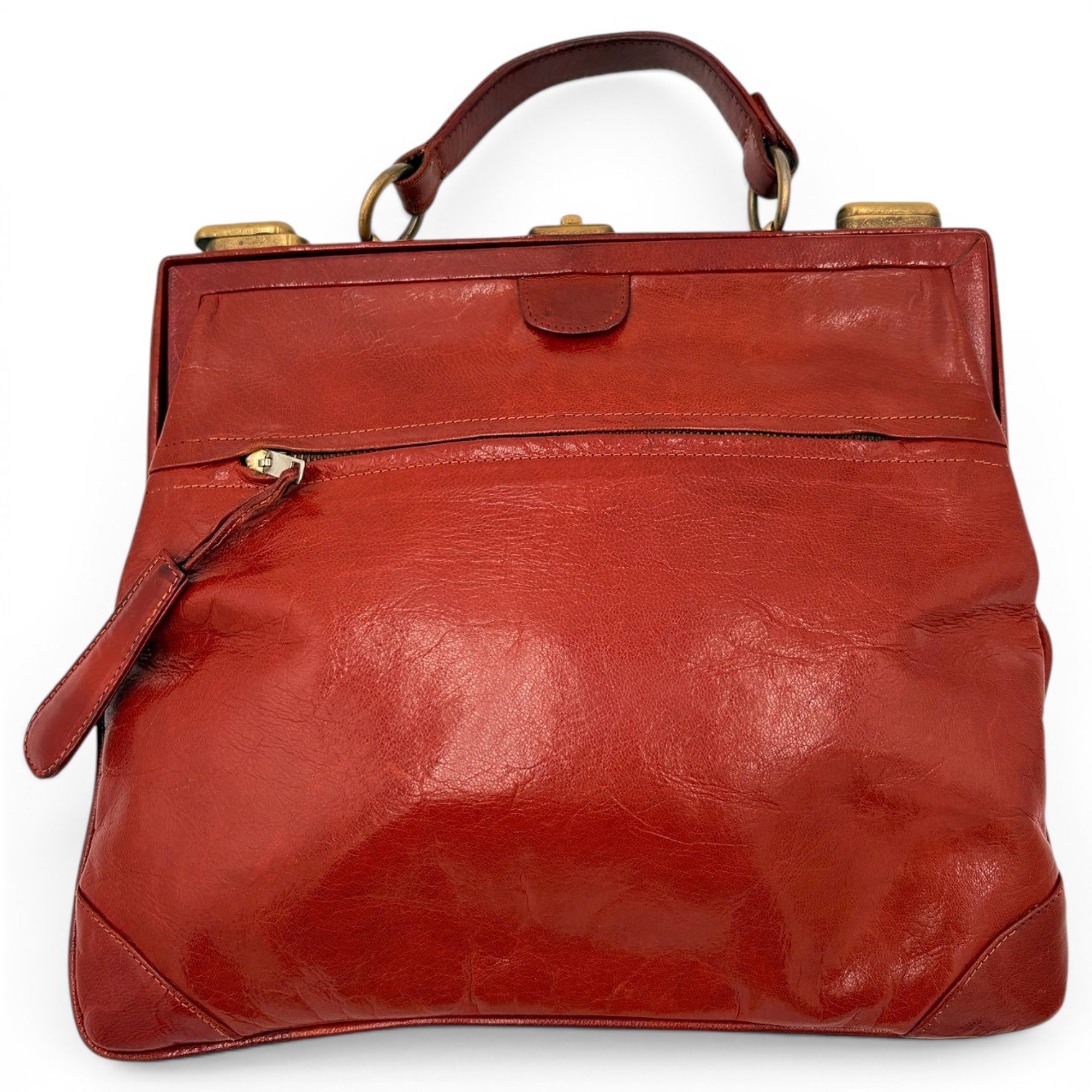 Leather handbag