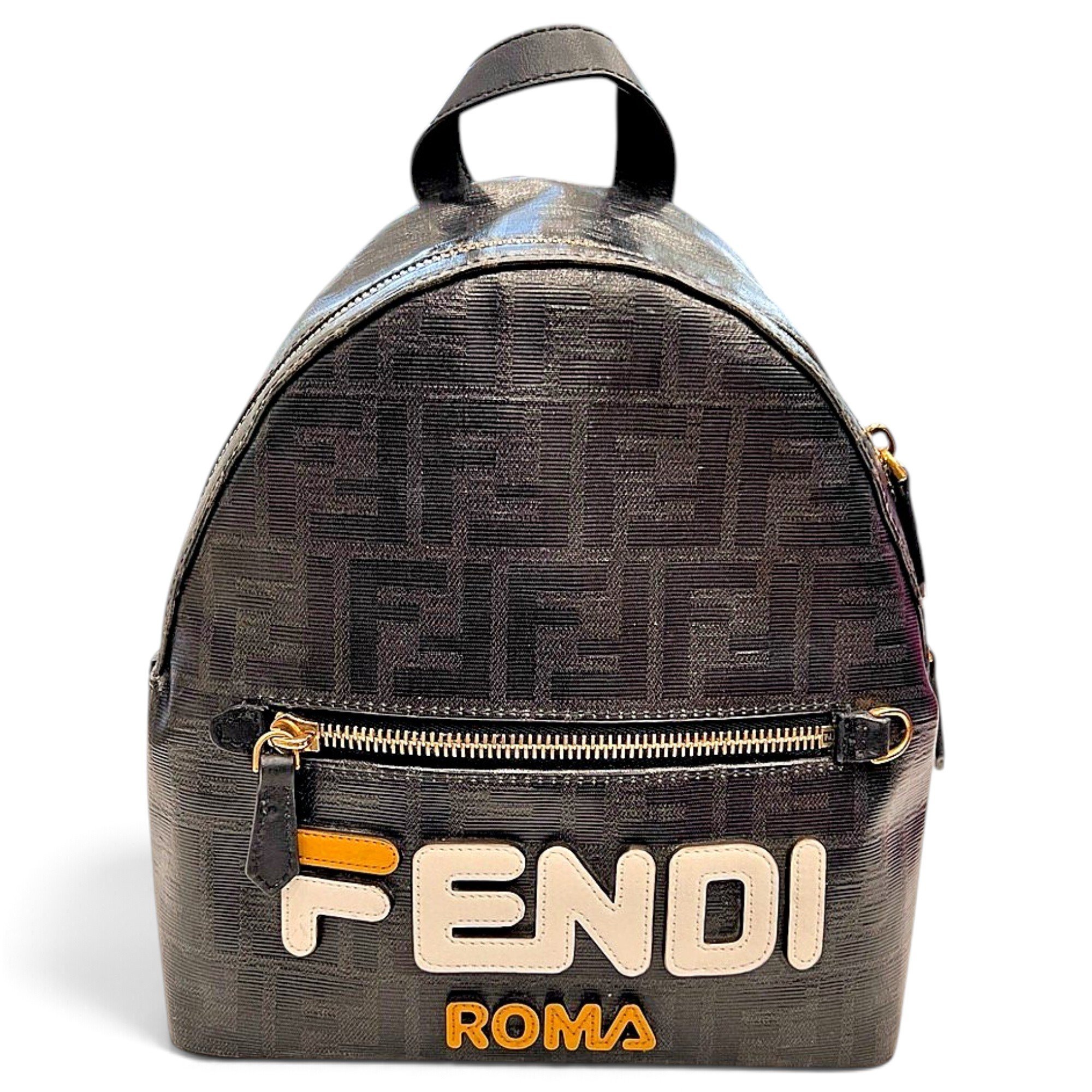 Leather backpack