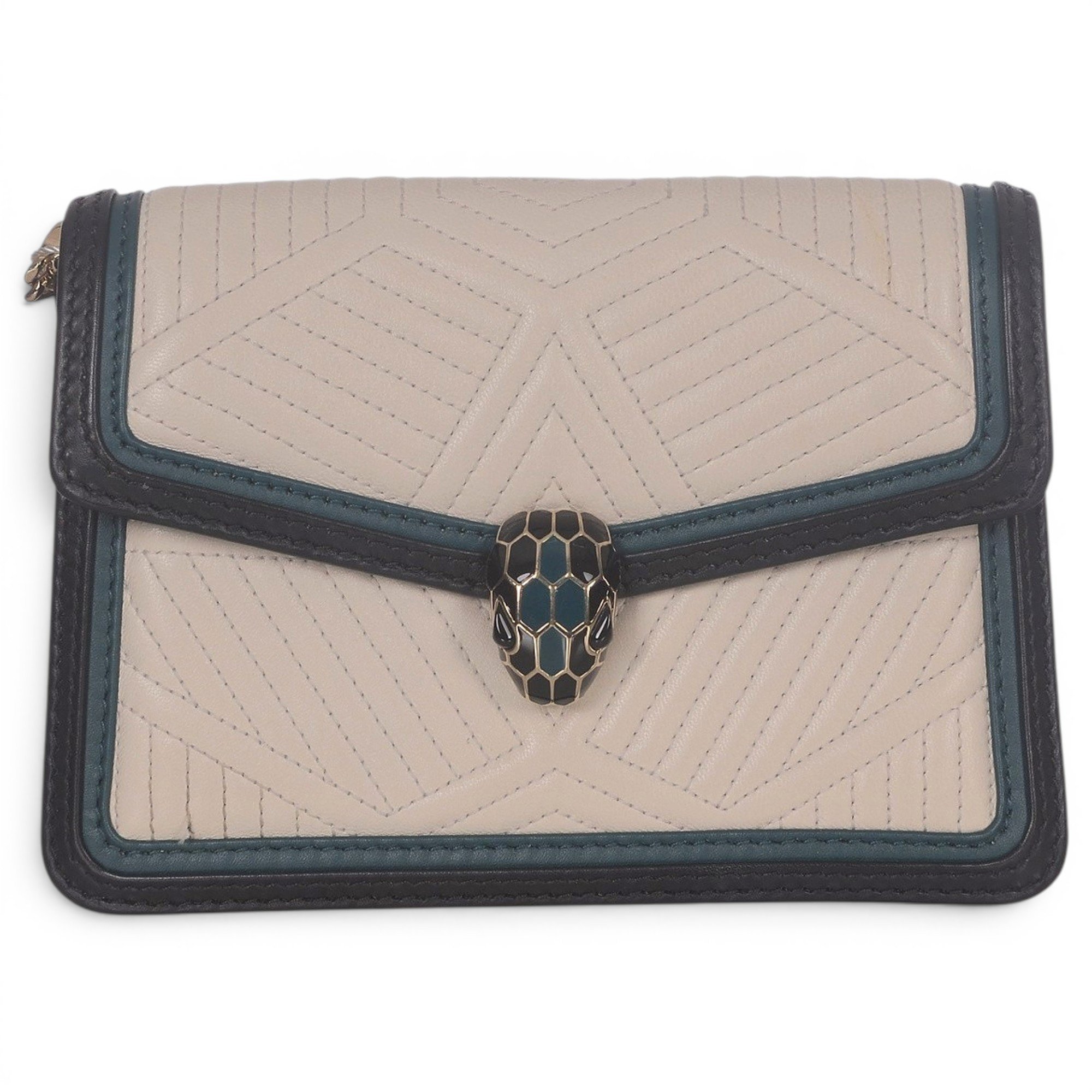 Serpenti leather handbag