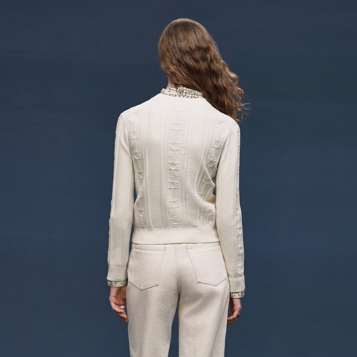 Blanc Naturel Long-sleeve Sweater