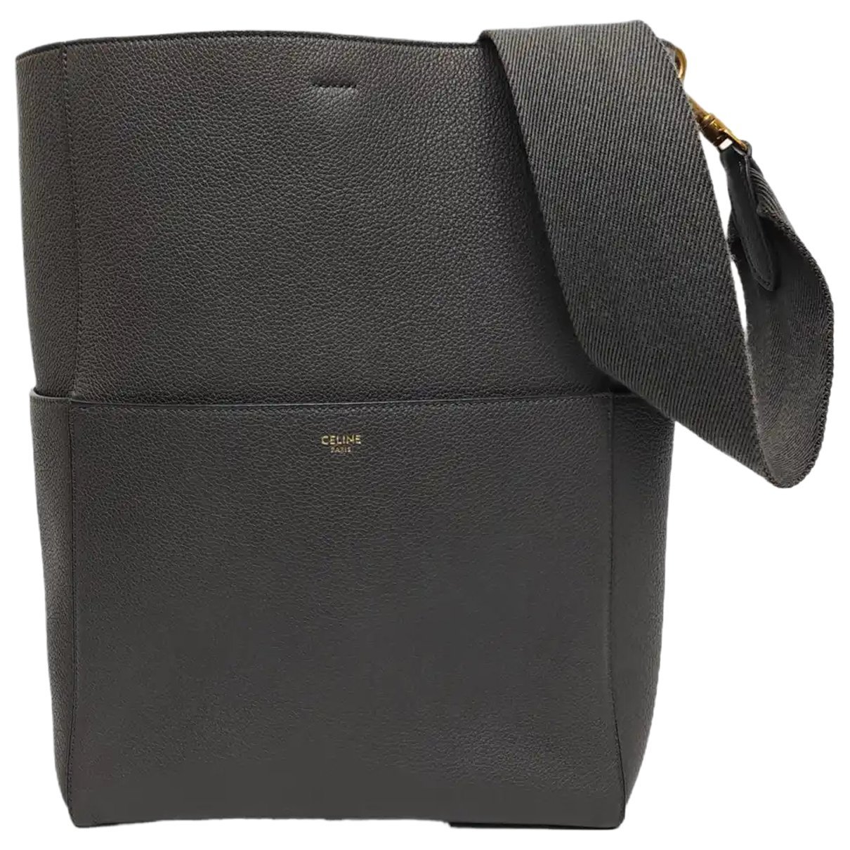 Seau Sangle leather handbag