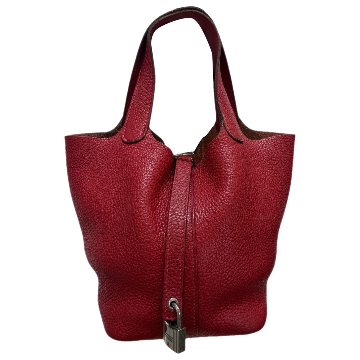 Picotin leather handbag