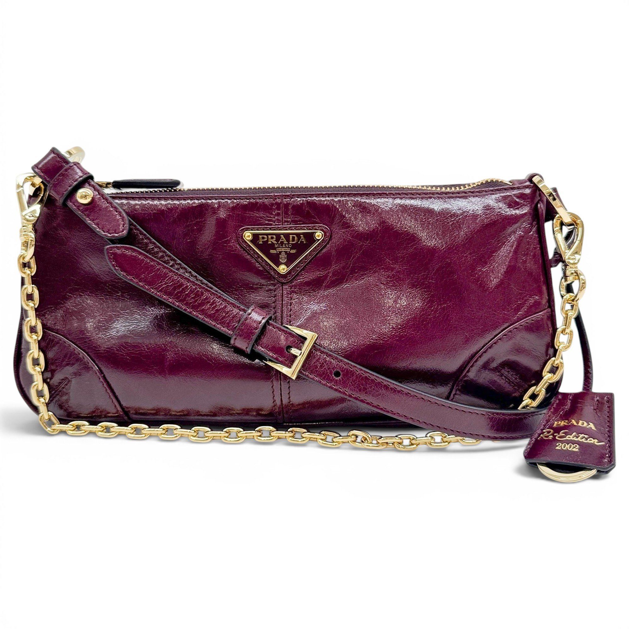 Prada Re-Edition 2002 leather handbag