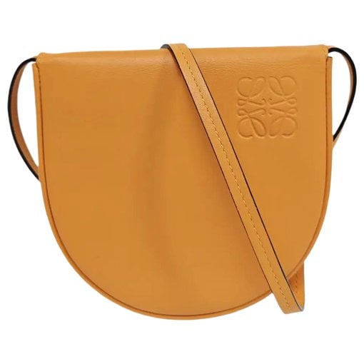 Heel leather crossbody bag