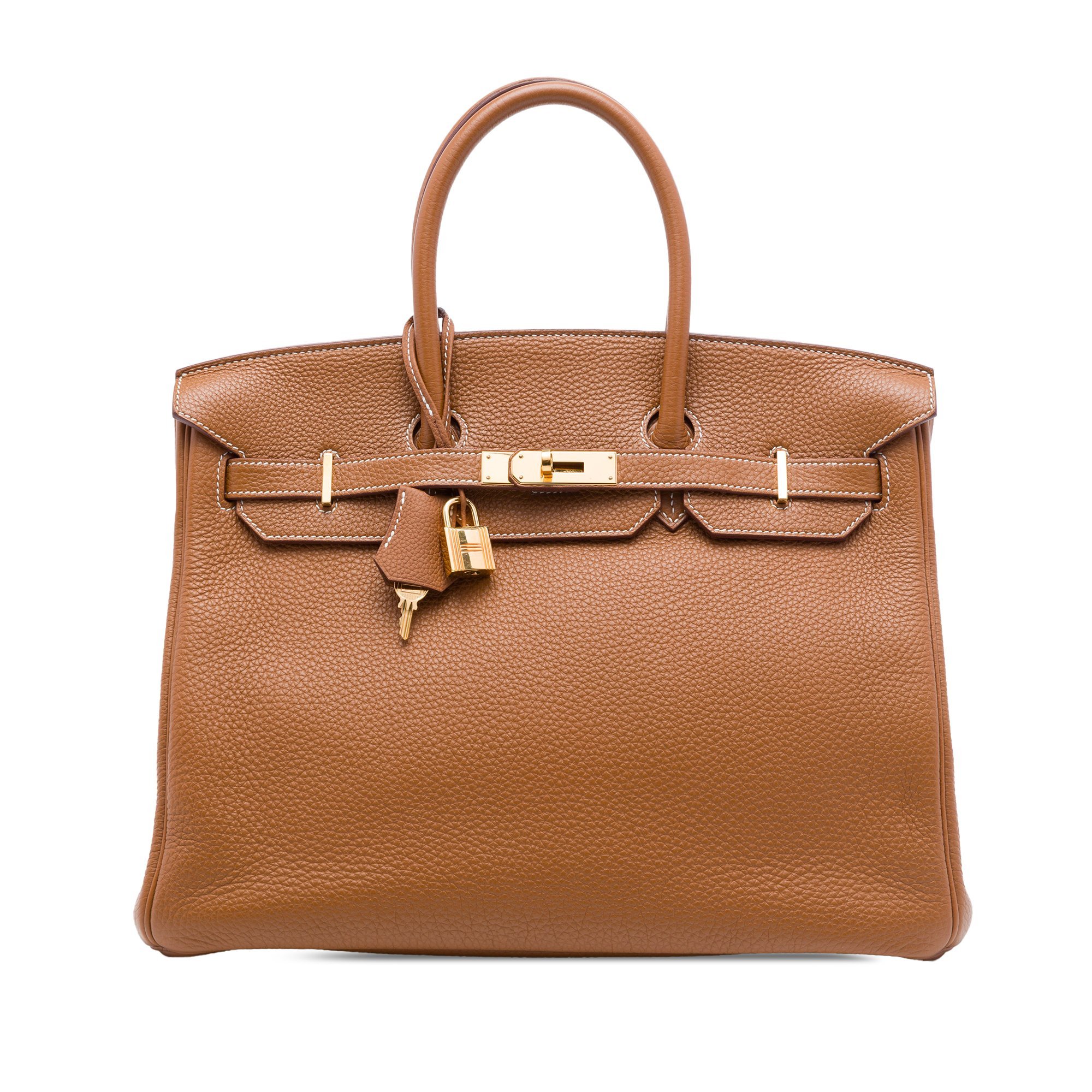 Birkin 35 leather handbag
