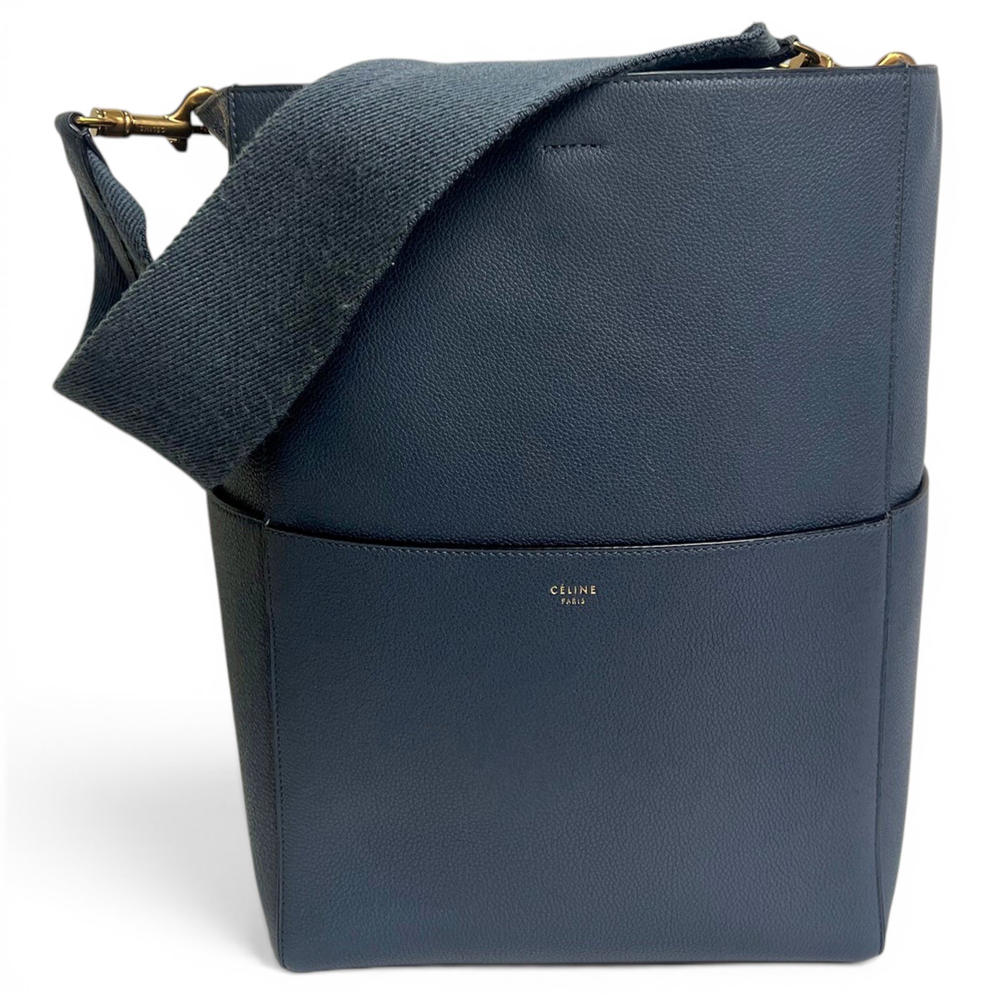 Seau Sangle leather tote