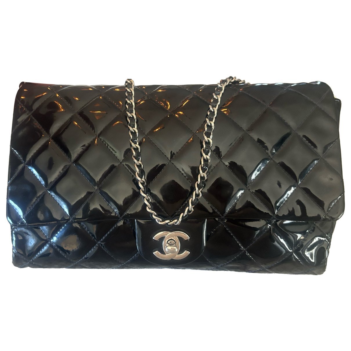 Timeless/Classique patent leather handbag