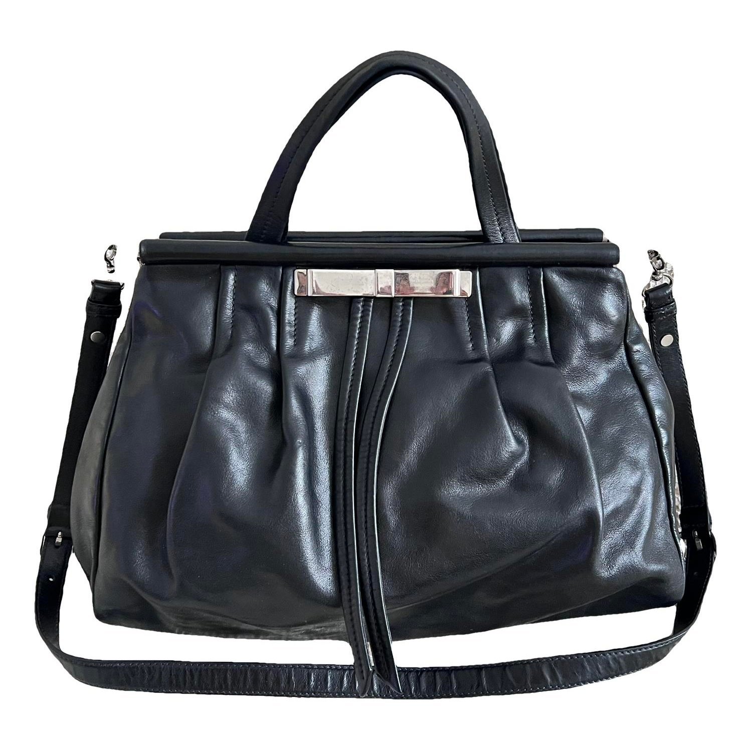 Leather crossbody bag