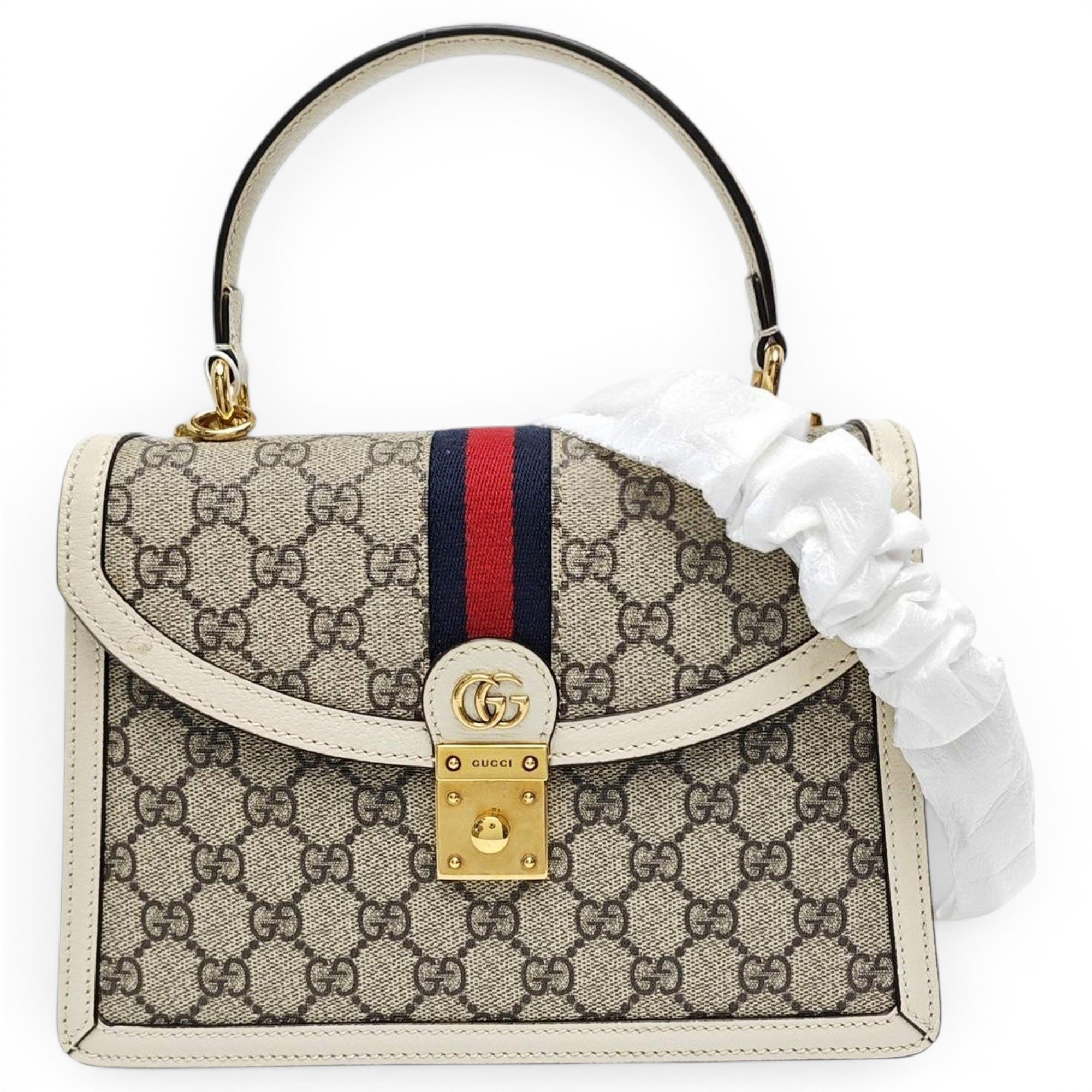 Ophidia leather handbag