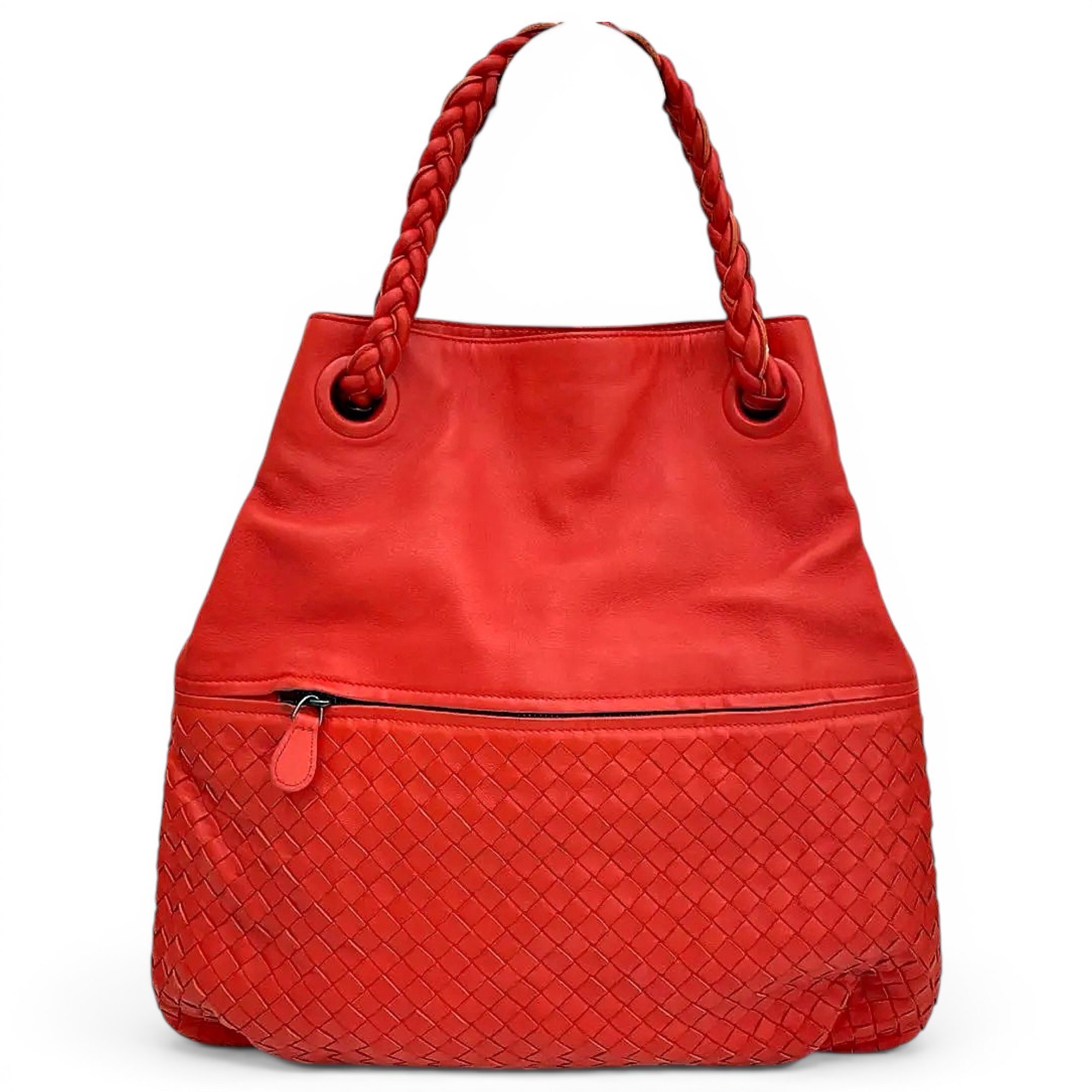 Leather tote