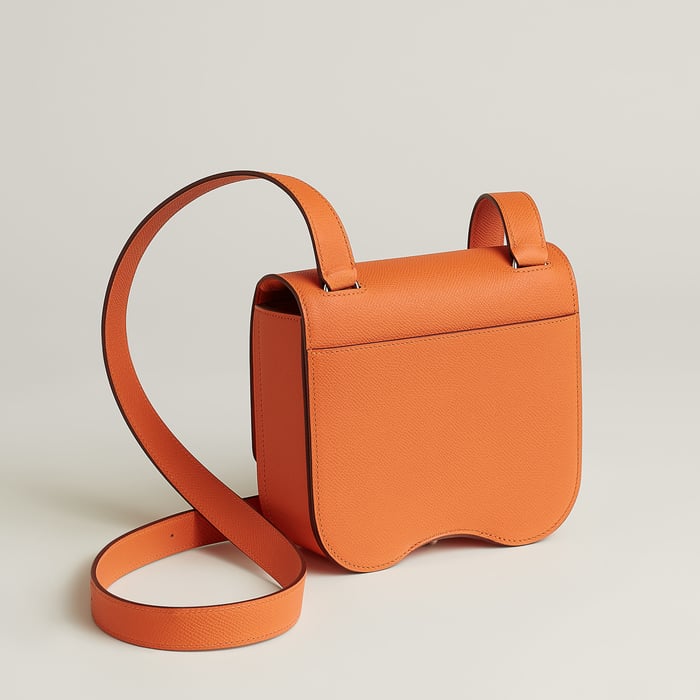 Orange Hermès Della Cavalleria Mini Bag II