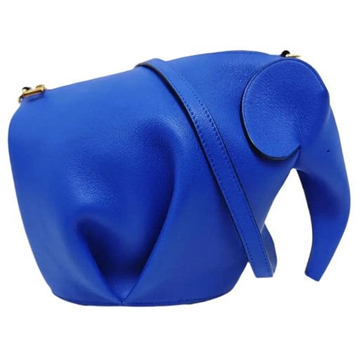 Animals leather crossbody bag