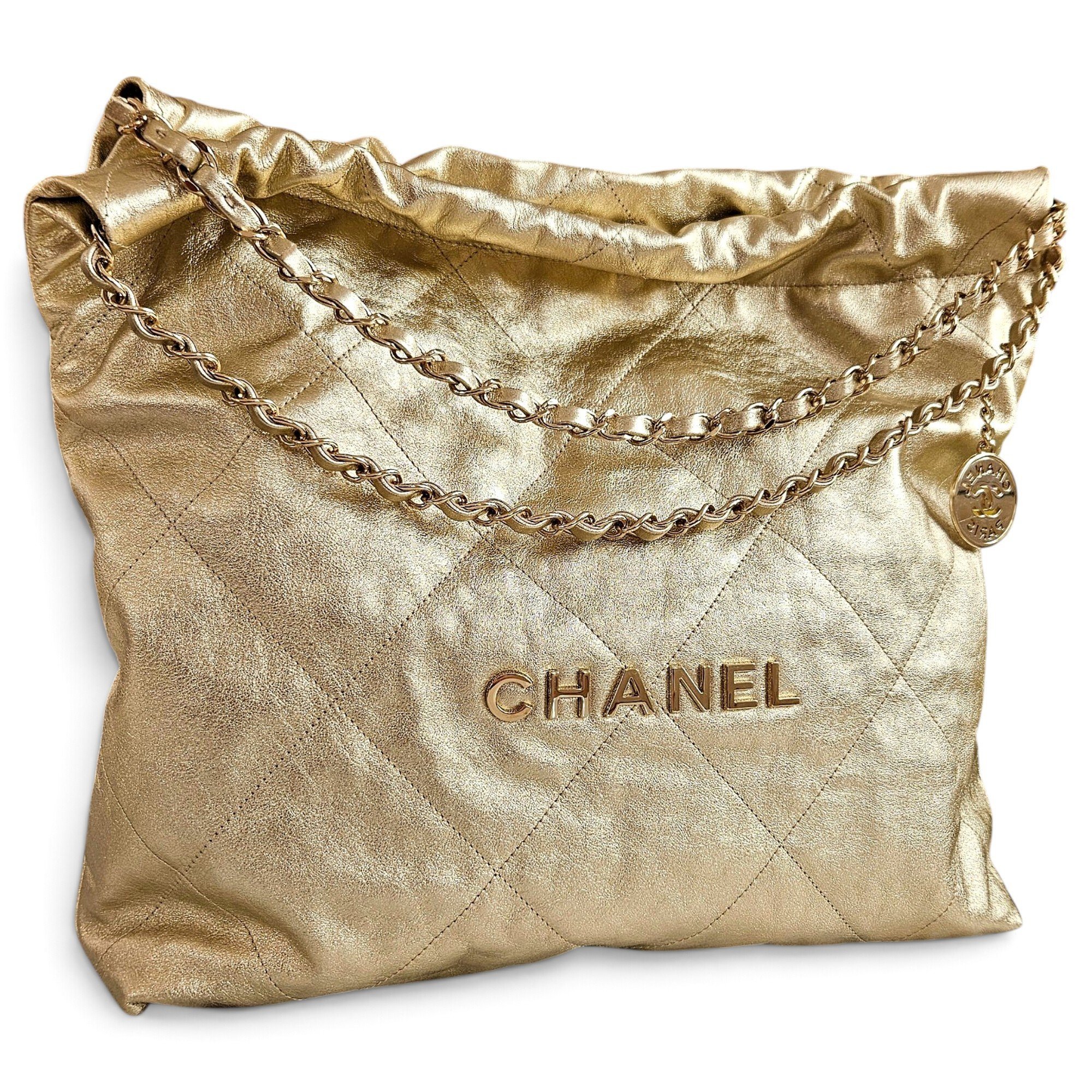 Chanel 22 leather handbag