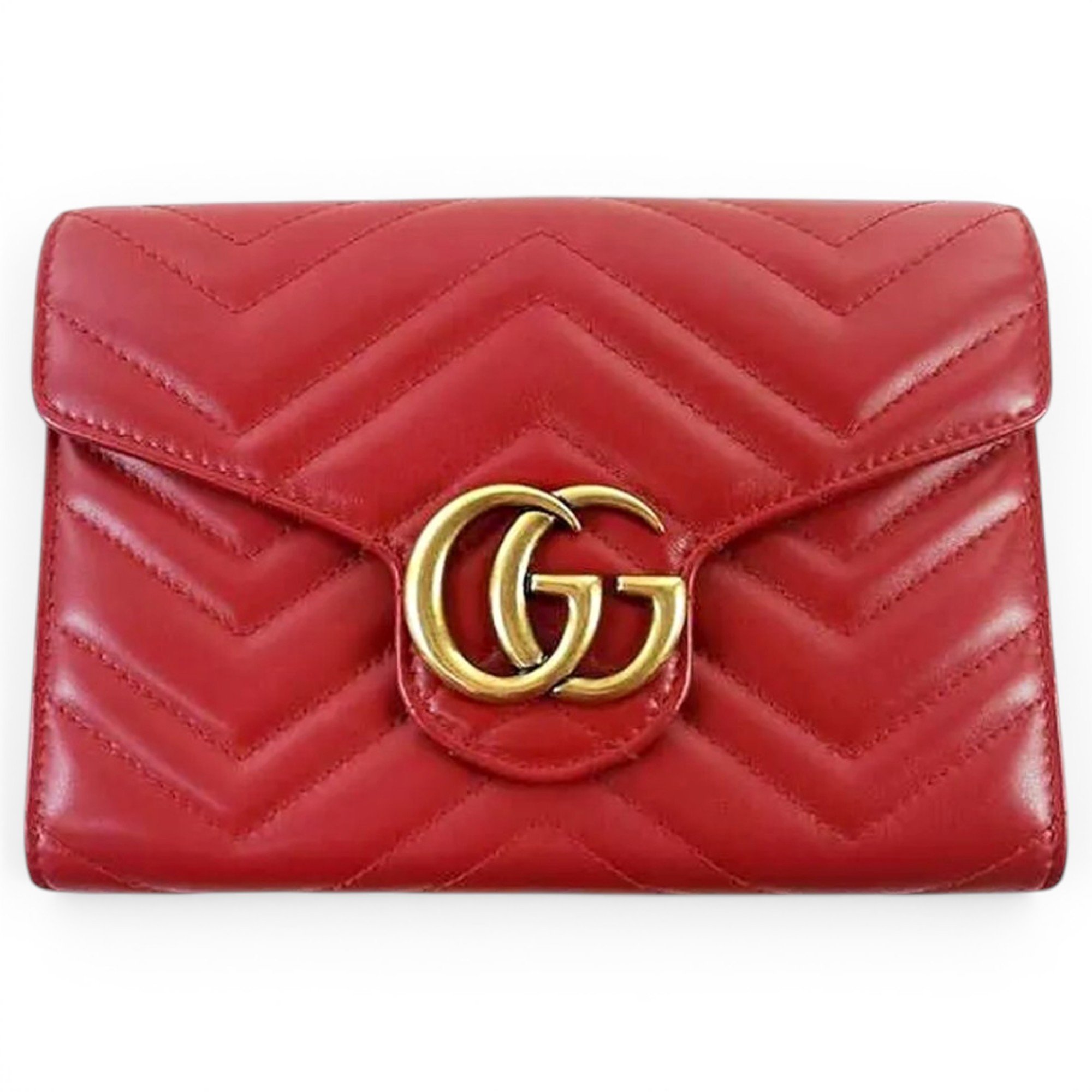 GG Marmont Chain leather crossbody bag