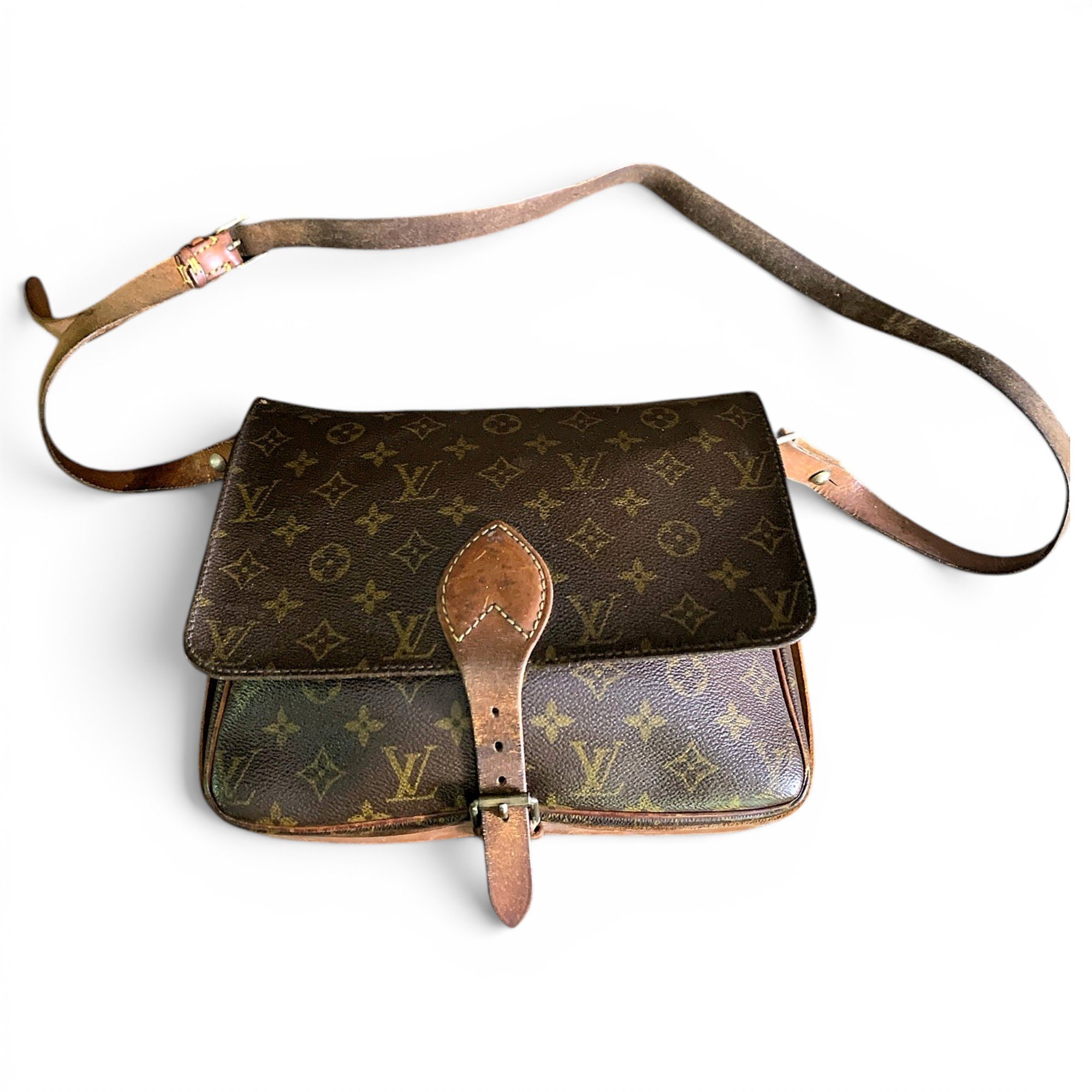 Patent leather handbag