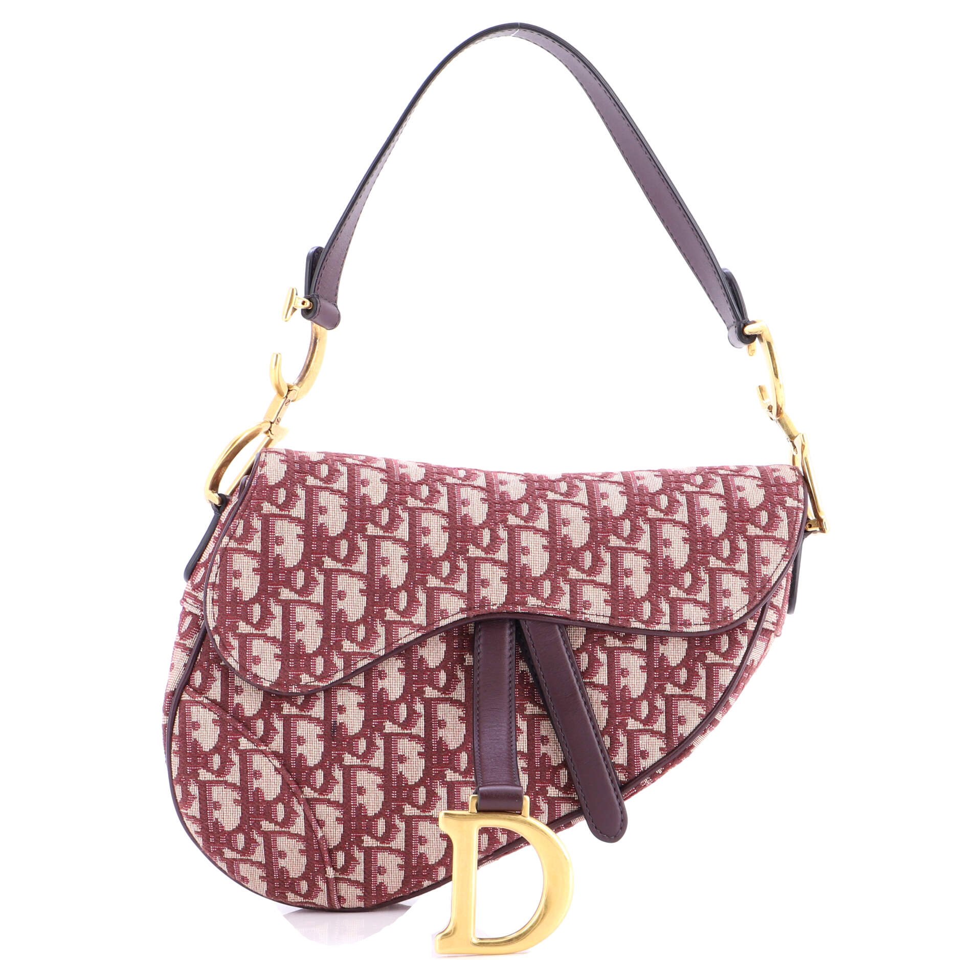 Dior Saddle Handbag Oblique Canvas Medium