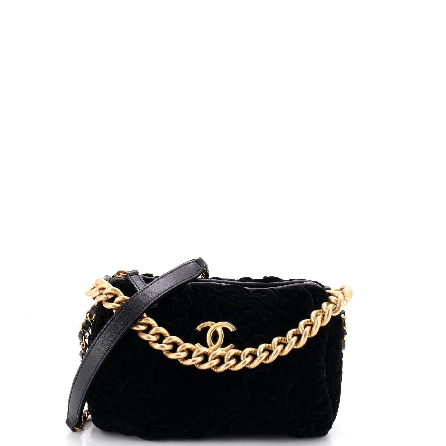 Velvet bowling bag